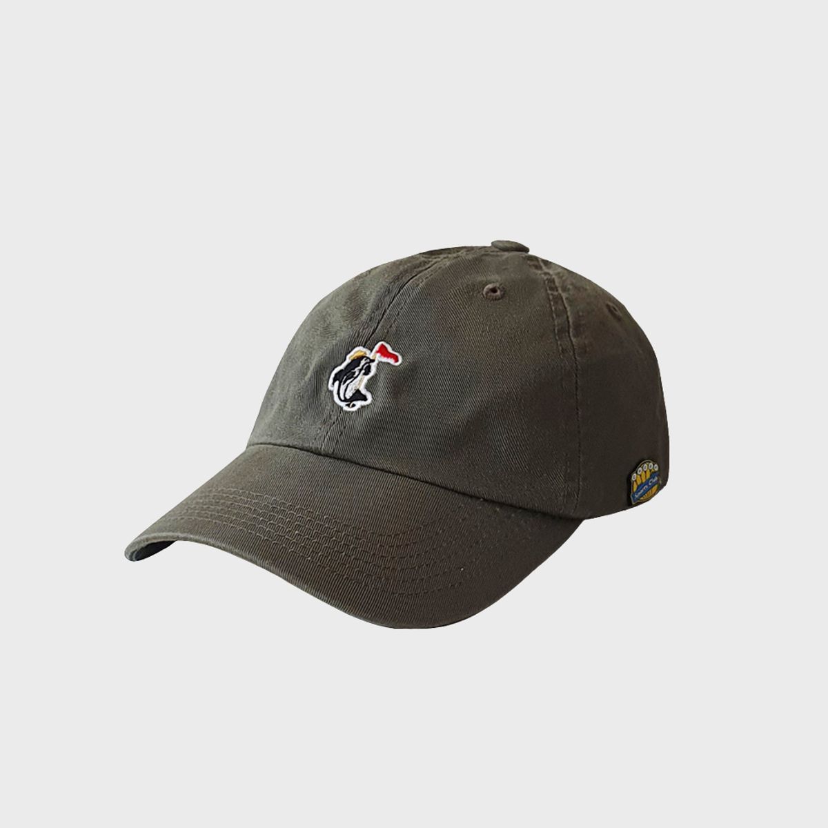 칠스포츠클럽(CHILL SPORTS CLUB) 돌핀클럽 6패널 볼캡 윗 볼마커  올리브