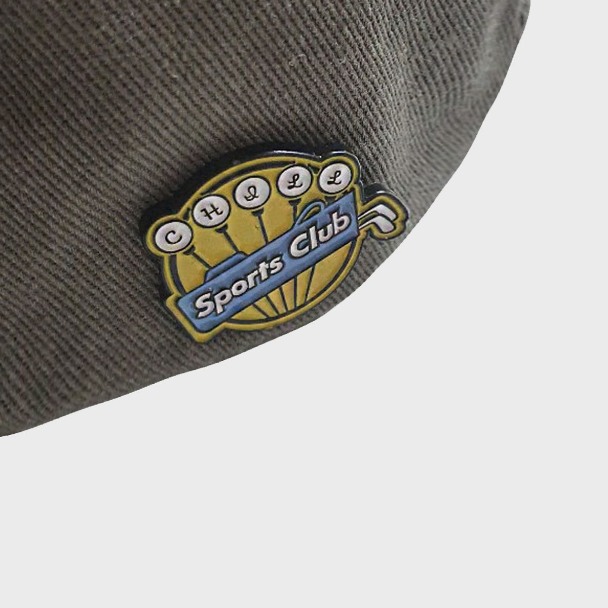 칠스포츠클럽(CHILL SPORTS CLUB) 돌핀클럽 6패널 볼캡 윗 볼마커  올리브