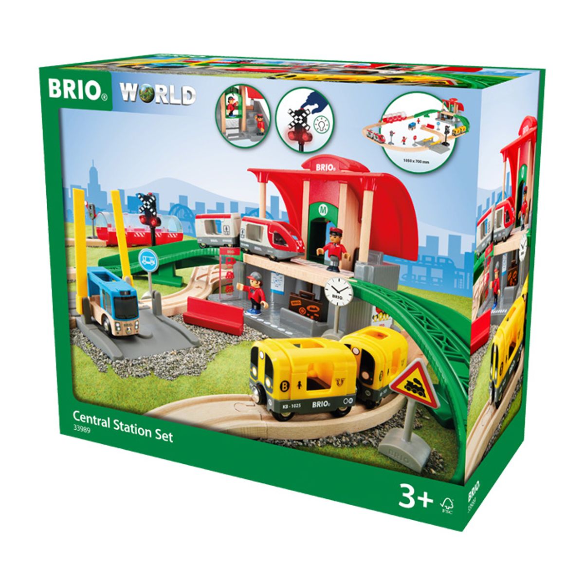 브리오(BRIO) 중앙역 레일 세트-33989