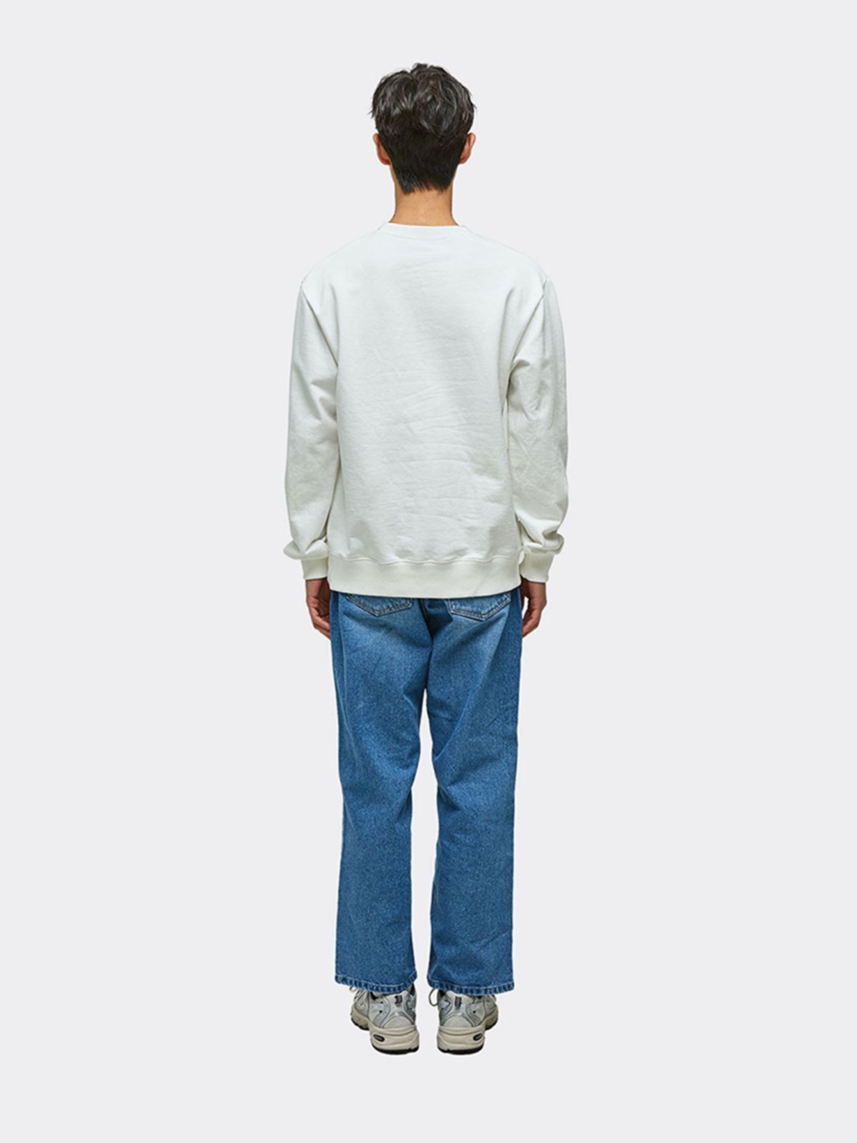 티니타이거(TEENYTIGER) Ancient Korean Embroidery Over-Fit sweatshirt (White)
