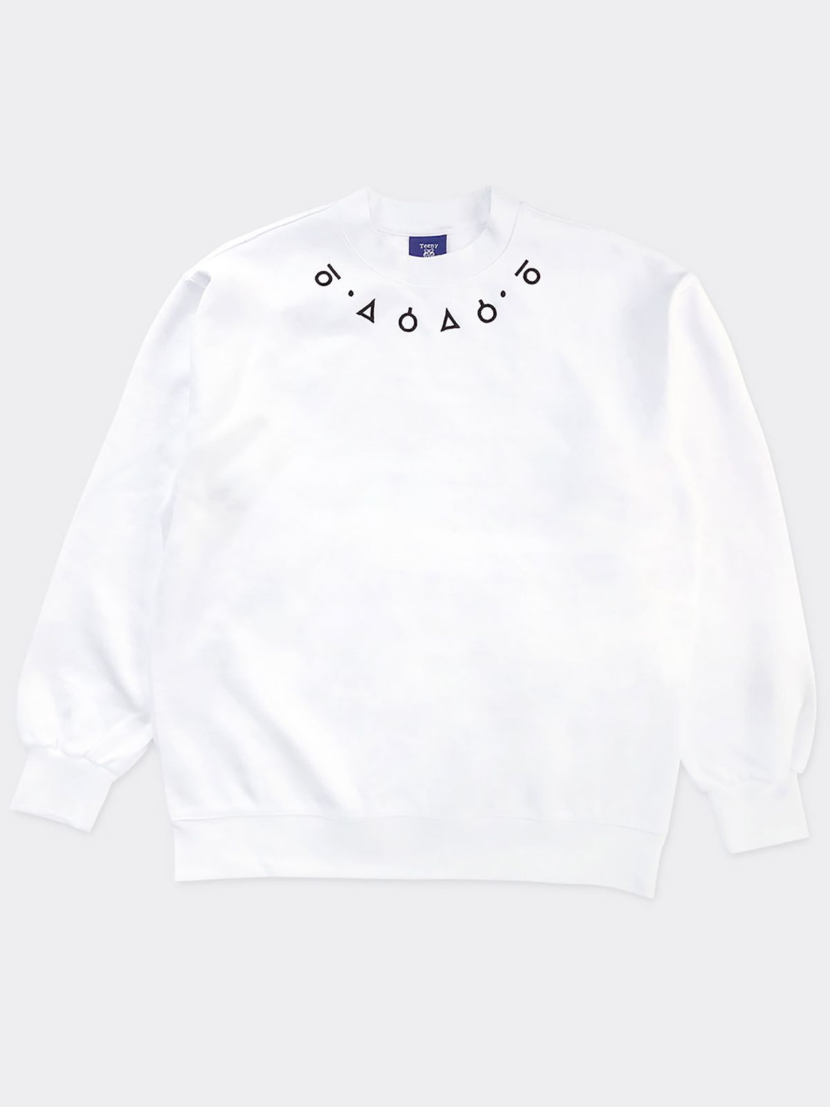 티니타이거(TEENYTIGER) Ancient Korean Embroidery Over-Fit sweatshirt (White)