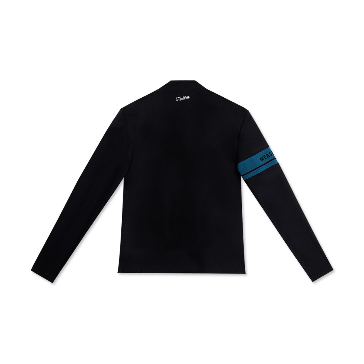 미스페라(MEASPHERA) WOMEN SLIM-FIT ARM POINT T-SHIRT BLACK