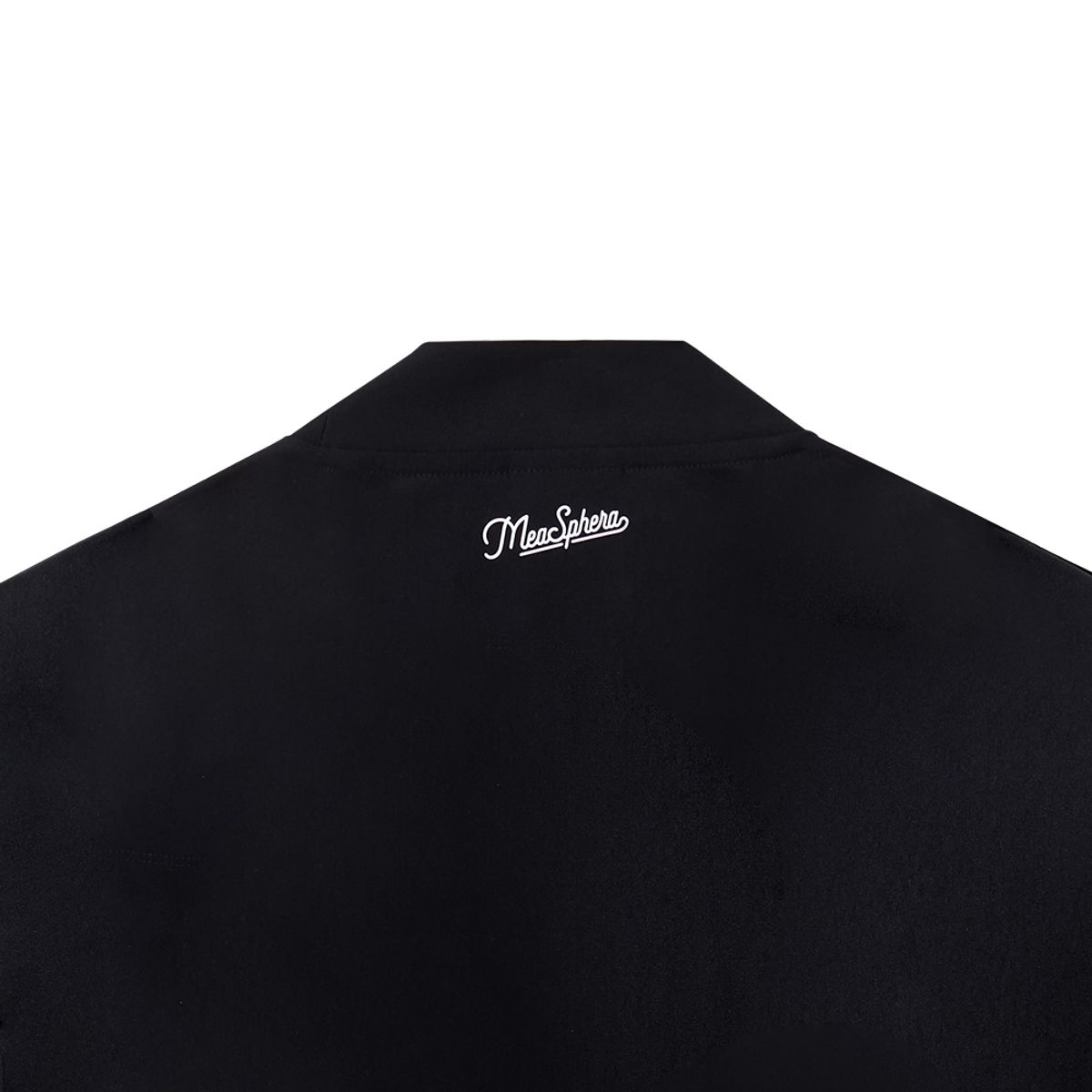 미스페라(MEASPHERA) WOMEN SLIM-FIT ARM POINT T-SHIRT BLACK