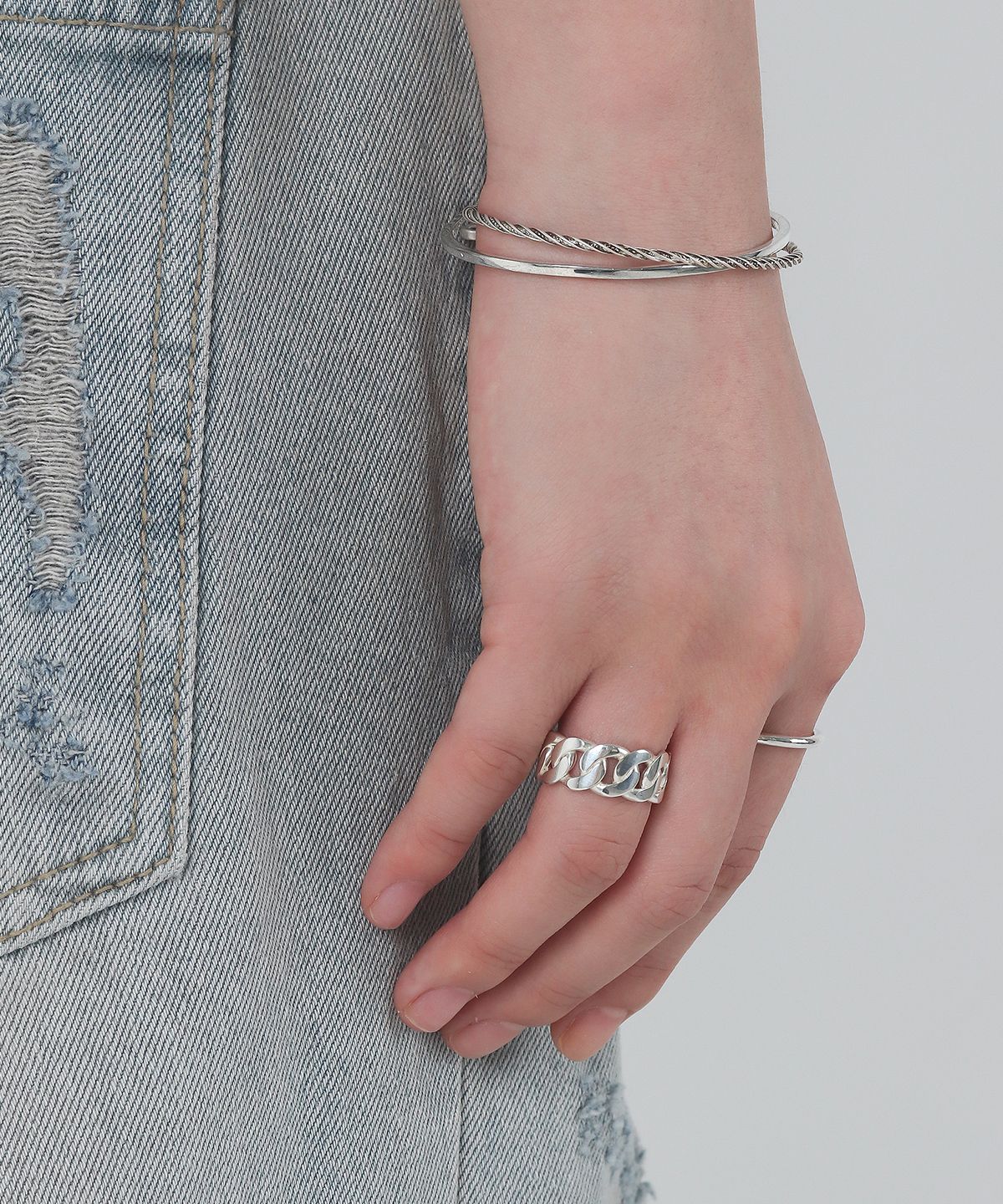 쿼르코어(QUARQOR) #7113 silver92.5 RING