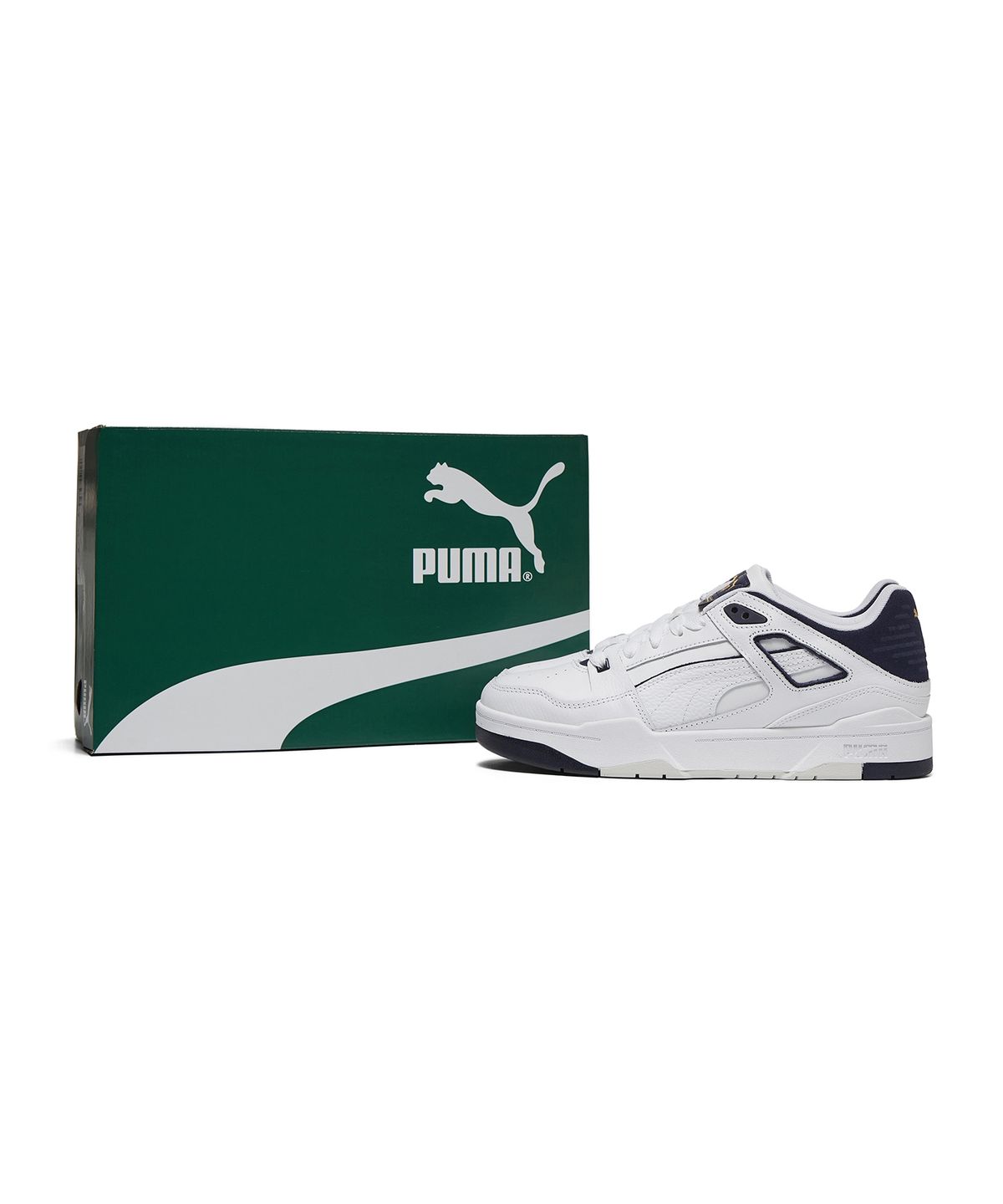 푸마(PUMA) 슬립스트림 - 화이트:네이비:라이트그레이 / 388549-04