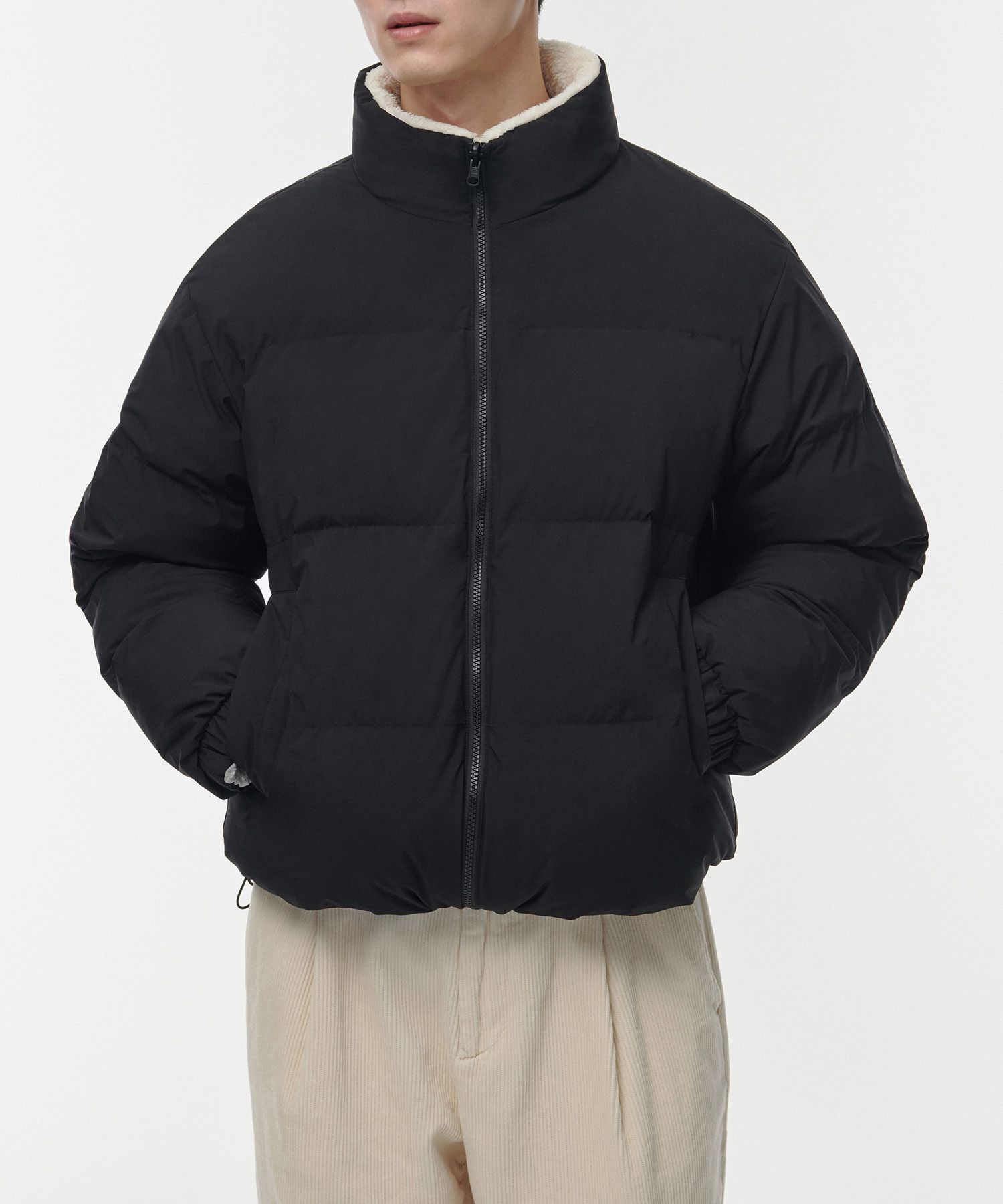 MUSINSA | MUSINSA STANDARD Daily Puffer Reversible Fleece
