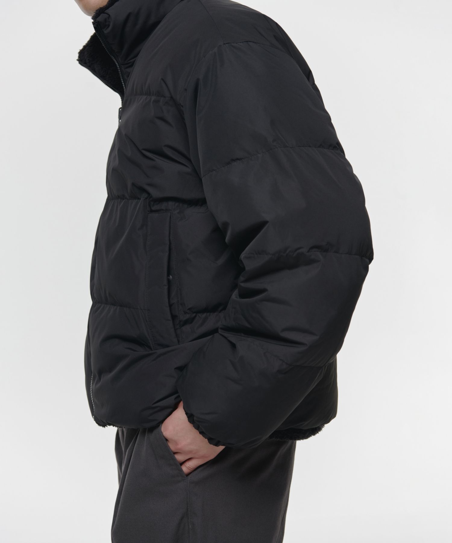 MUSINSA | MUSINSA STANDARD Daily Puffer Reversible Fleece