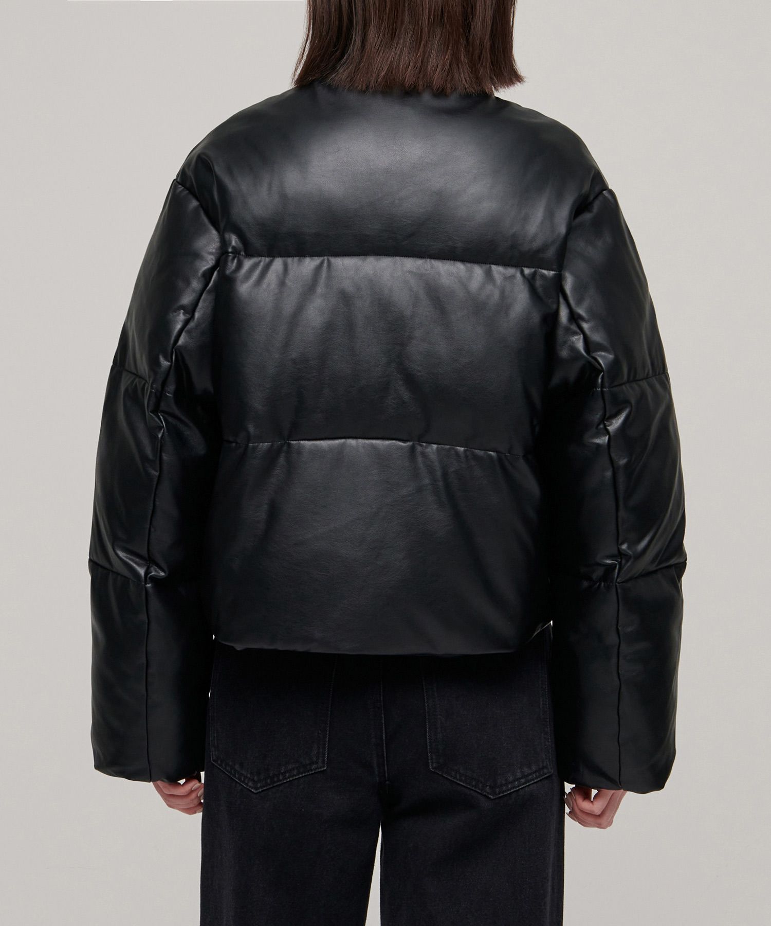 MUSINSA | MUSINSA STANDARD WOMAN Womens Synthetic Leather Puffer