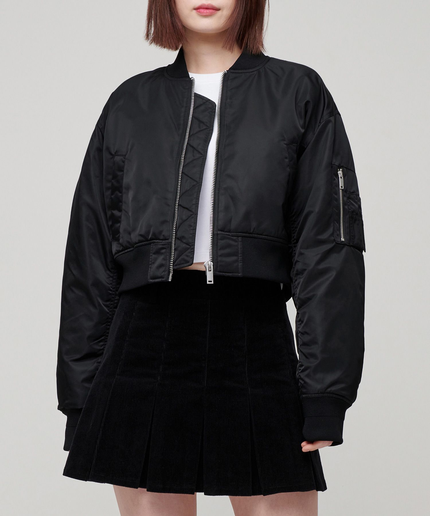 最前線の MUSINSA公式 | MUSINSA STANDARD WOMAN Women's Crop MA-1 ジャケット・アウター