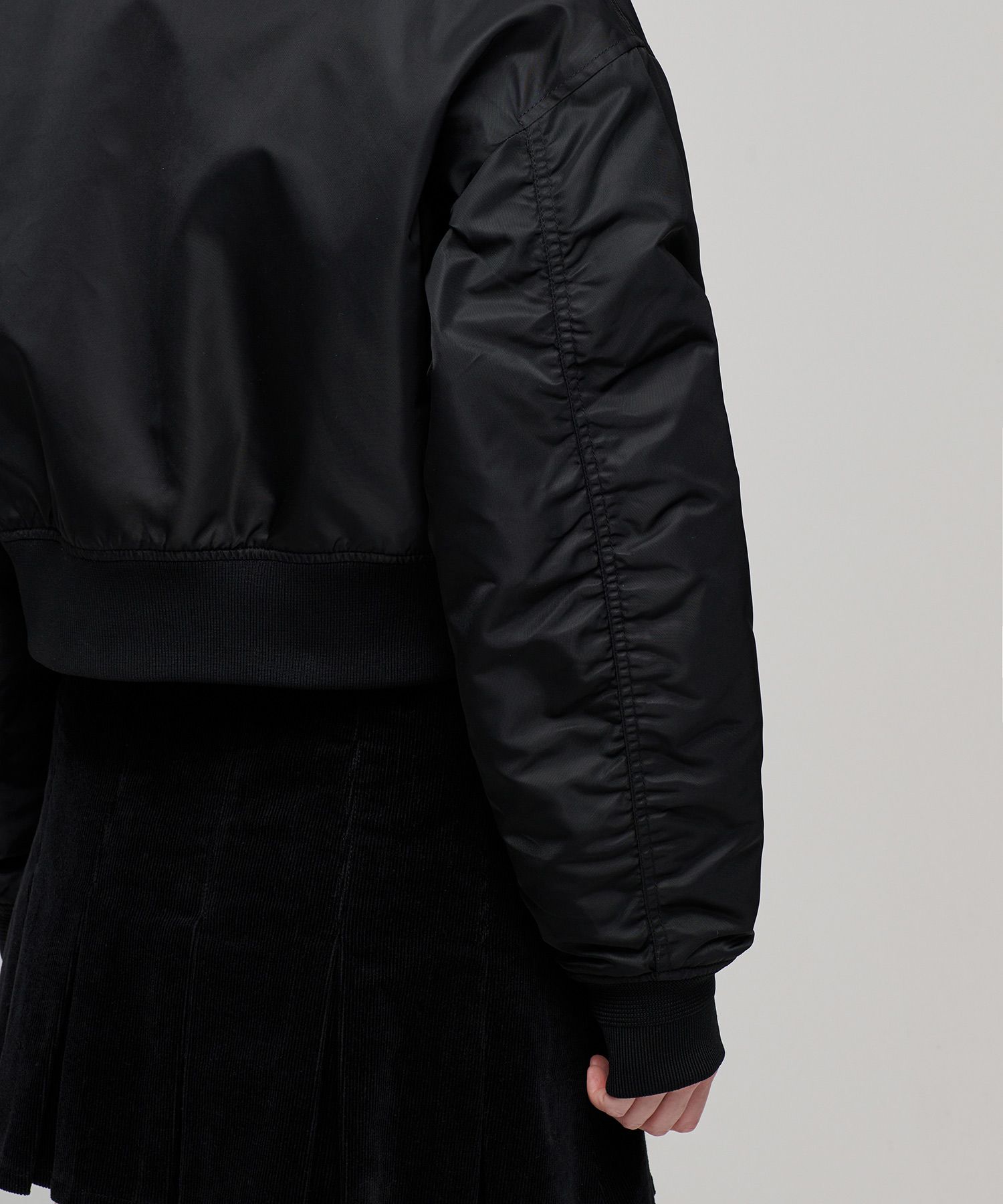 MUSINSA | MUSINSA STANDARD OVERSIZED MA-1 BOMBER JACKET_BLACK