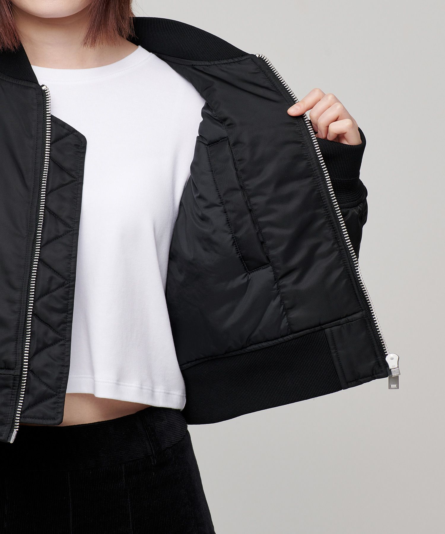 MUSINSA | MUSINSA STANDARD WOMAN Women's Crop MA-1 Bomber