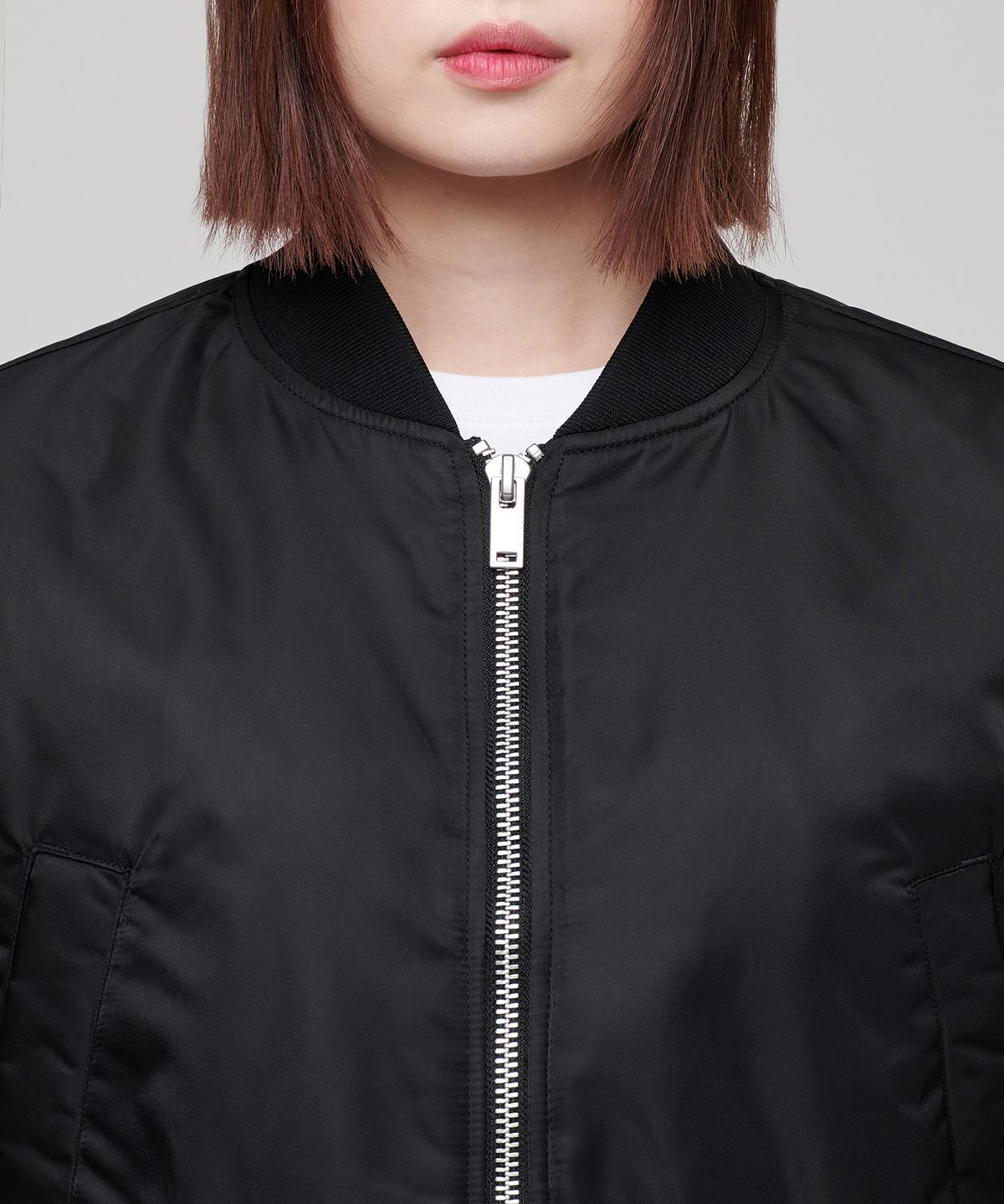 무신사 스탠다드 우먼(MUSINSA STANDARD WOMAN) 우먼즈 크롭 MA-1 보머 재킷 [블랙]