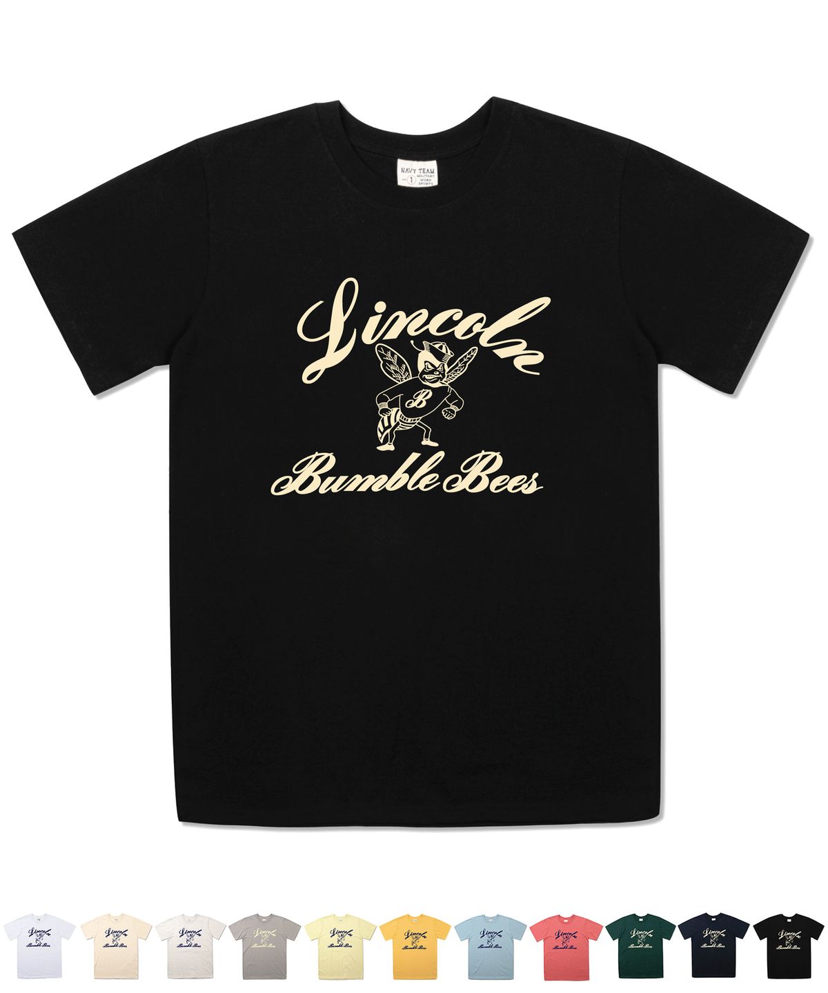 네이비팀(NAVYTEAM) NTV-BUMBLE BEE B SHORT SLEEVE