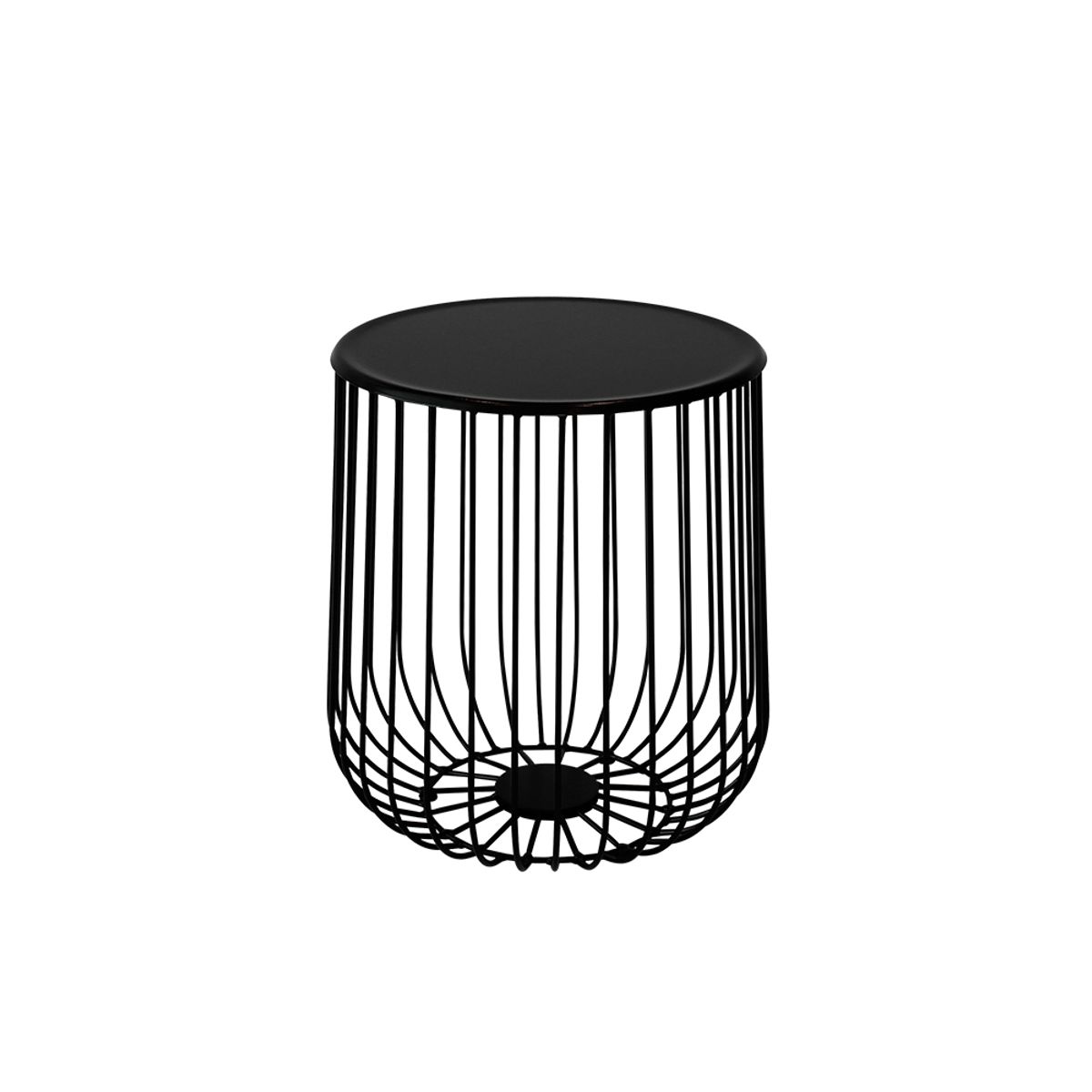 오이엔퍼니처(OEN FURNITURE) steel side table_003 black