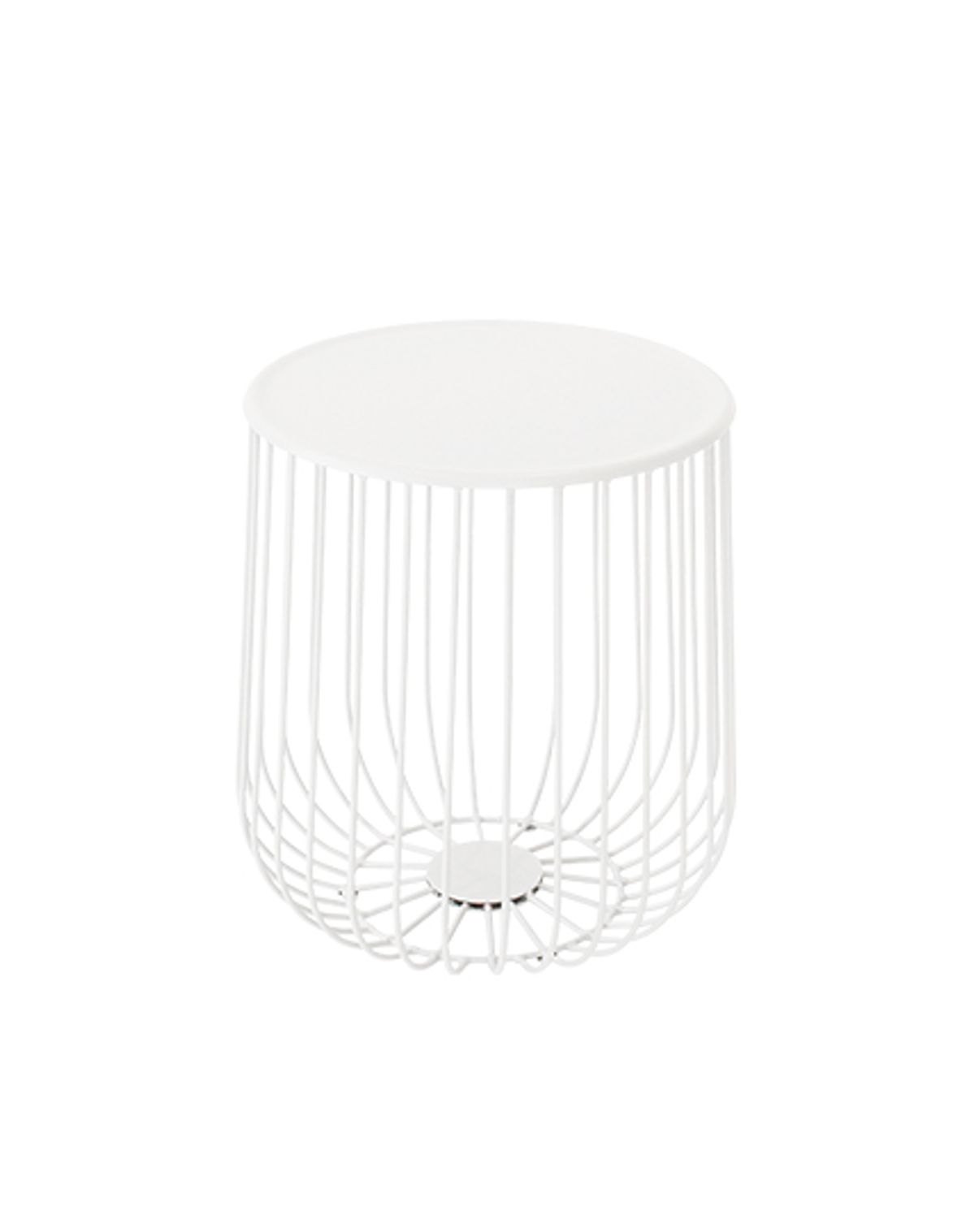 오이엔퍼니처(OEN FURNITURE) steel side table_003 white
