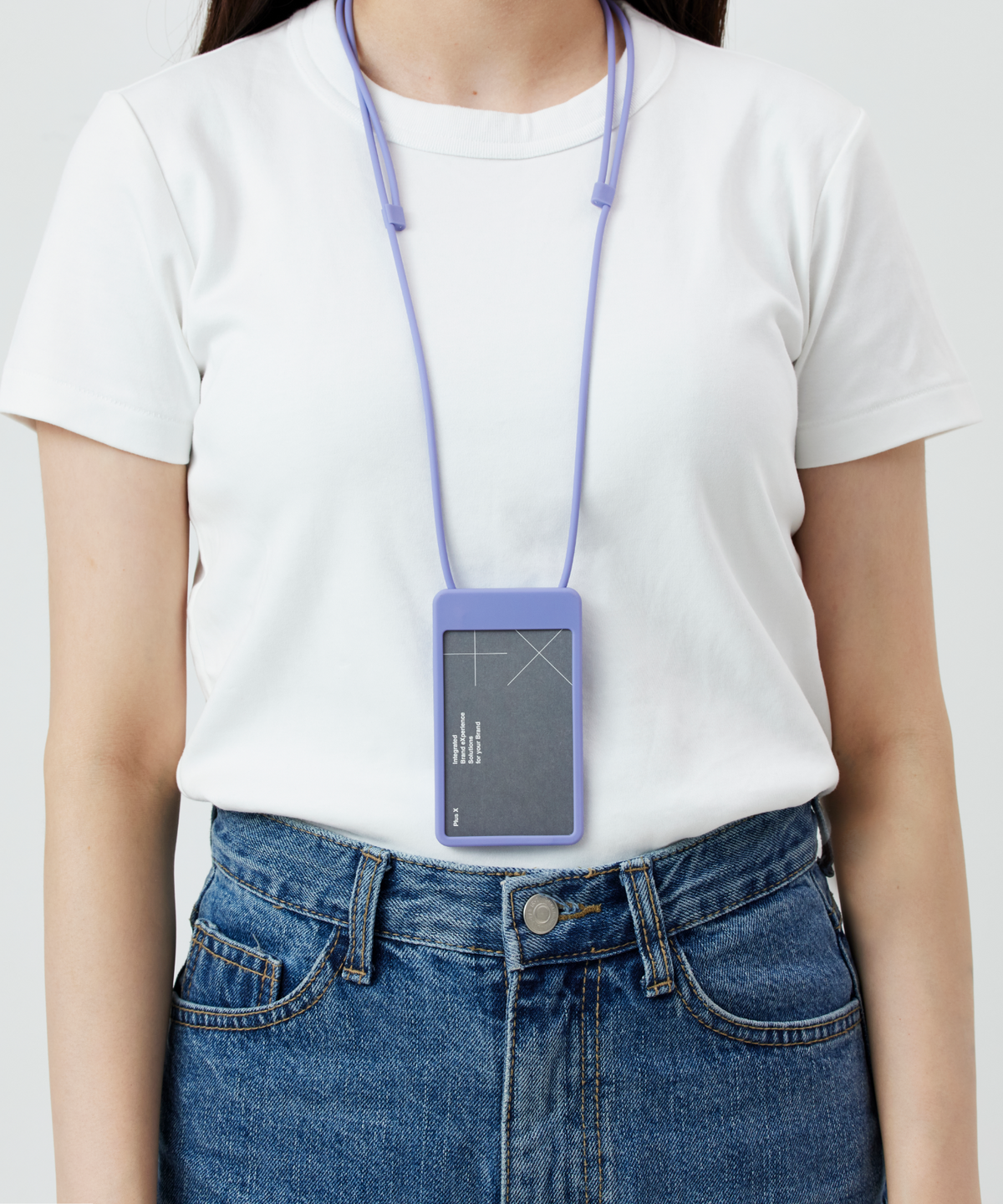 플러스엑스 오브젝트(PLUSX OBJECT) ID FRAME 2.0  릴홀더 사원증케이스 (바이올렛)