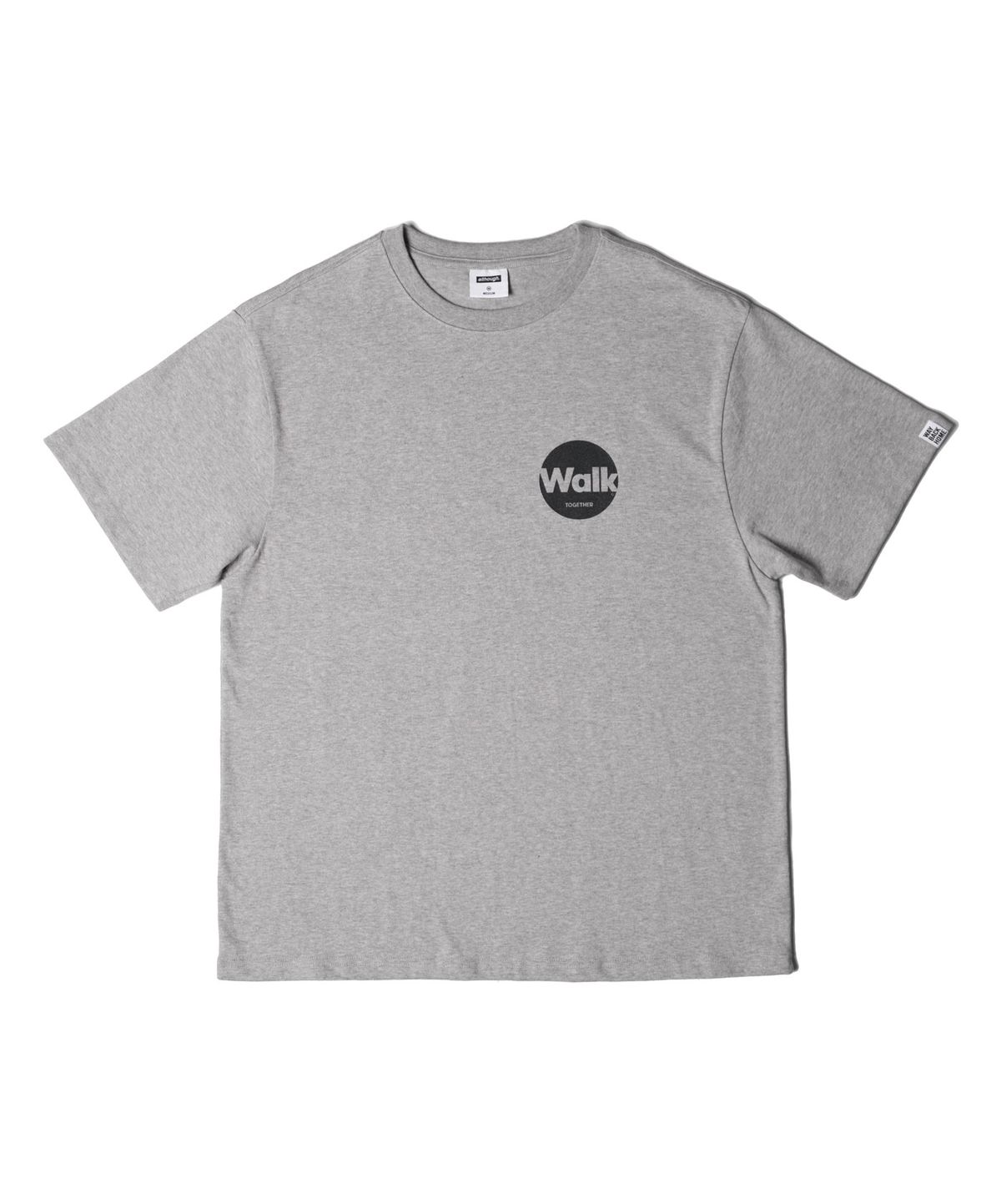 올도우(ALTHOUGH) WALK COLLECTION TEE - GRAY