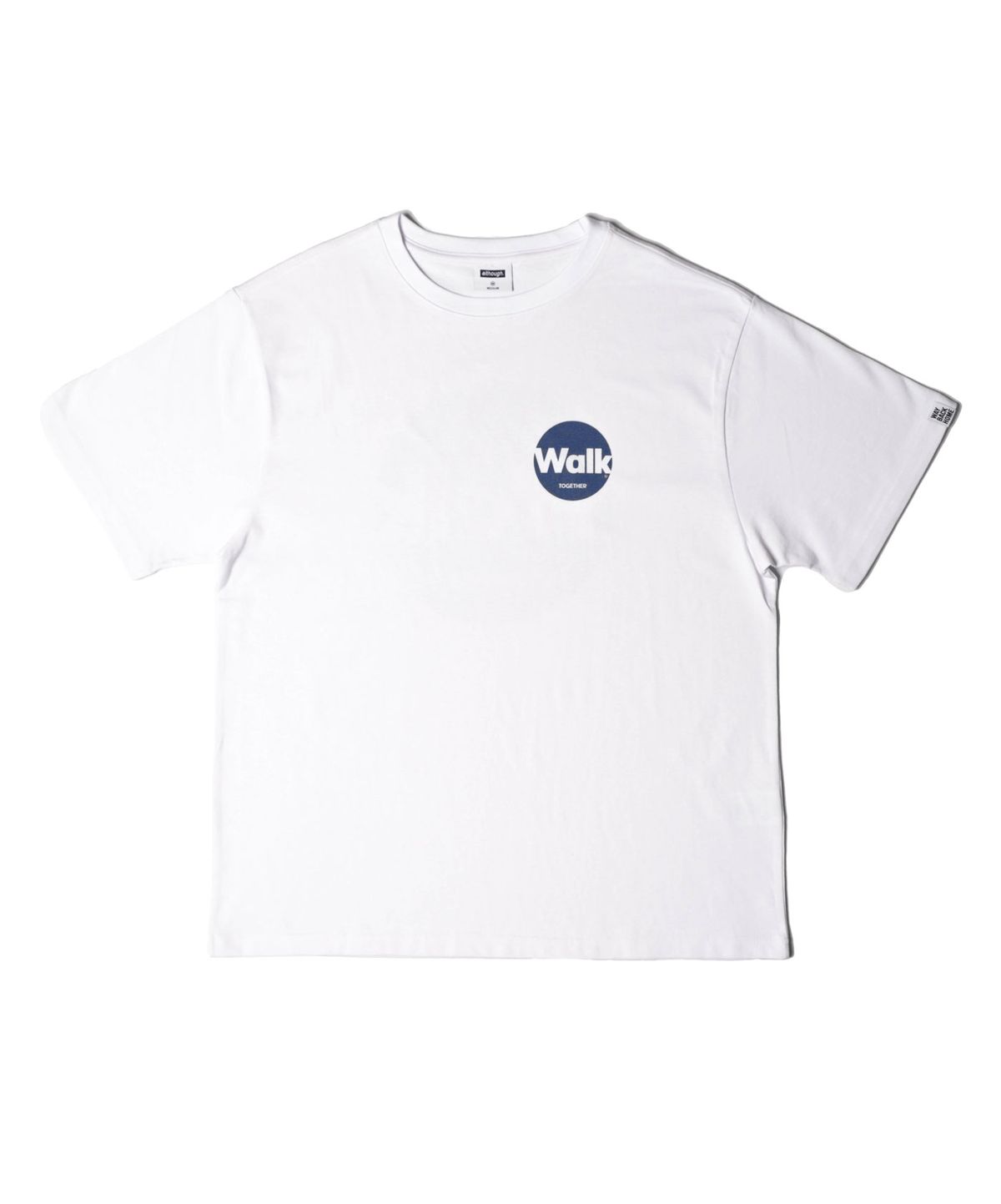 올도우(ALTHOUGH) WALK COLLECTION TEE - WHITE