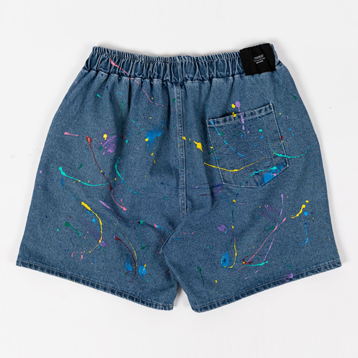 스트라이크(STRIKE) Graffiti Art Denim Shorts (RELAX)