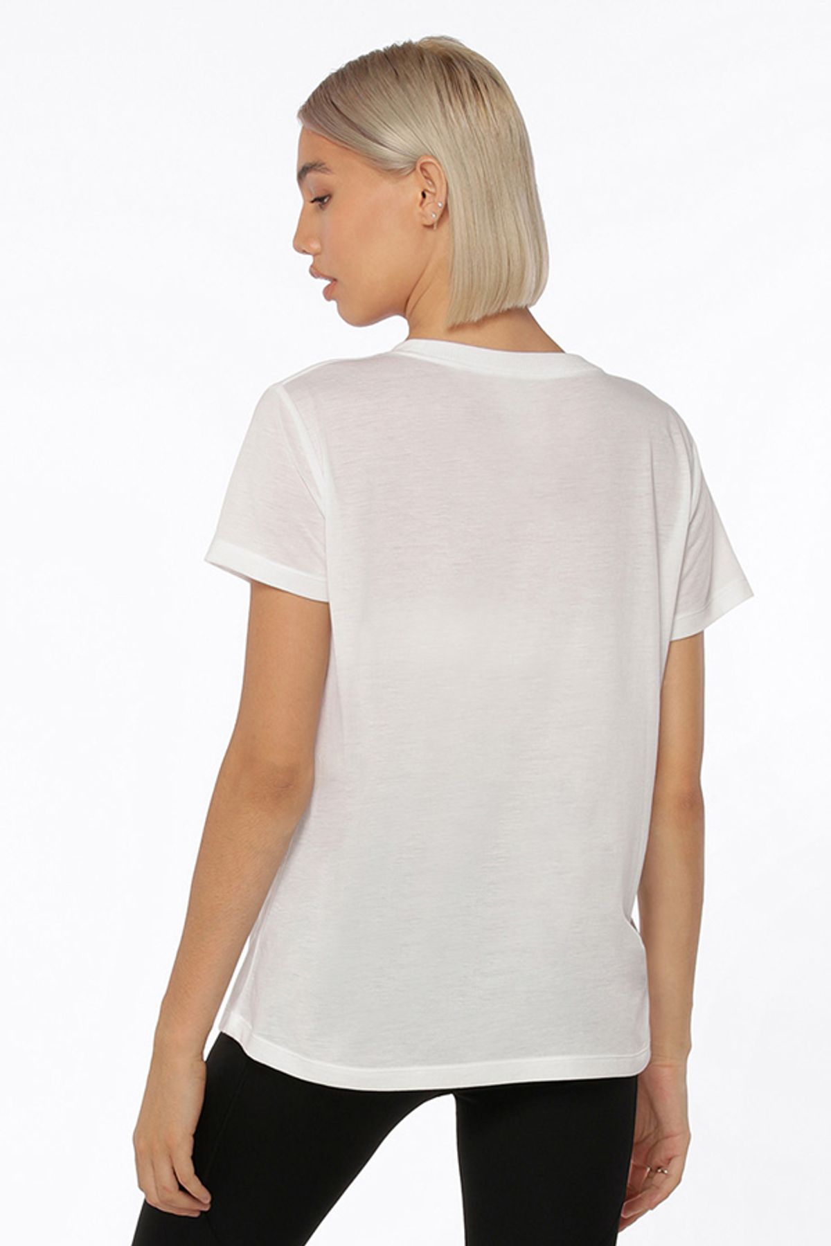 로나제인(LORNA JANE) LOTUS T-SHIRT WHITE [LB0380]