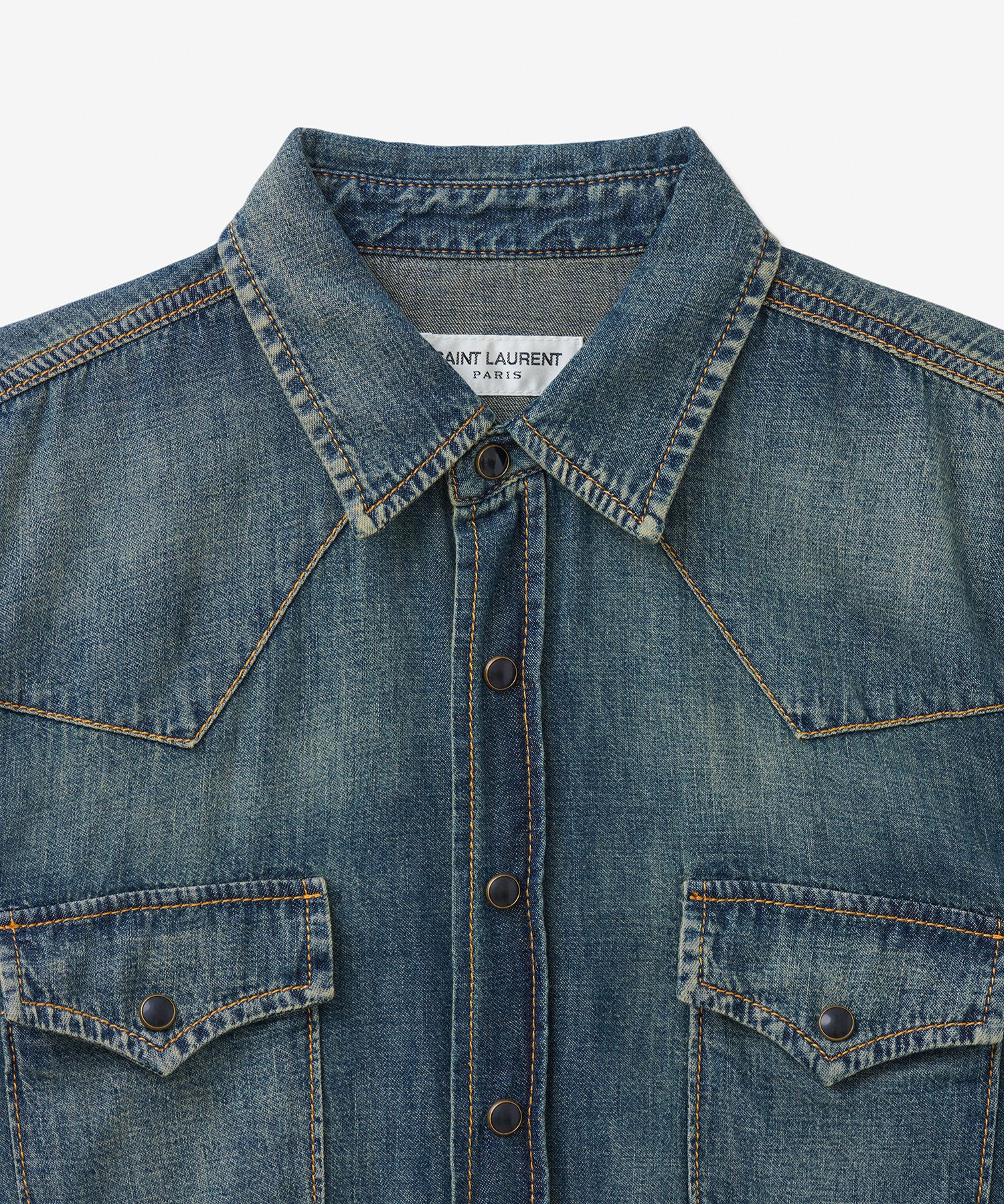 全国送料無料・イイ店 | MUSINSA公式 SAINT Deep - Shirt Denim Western Men's LAURENT ジャケット・アウター