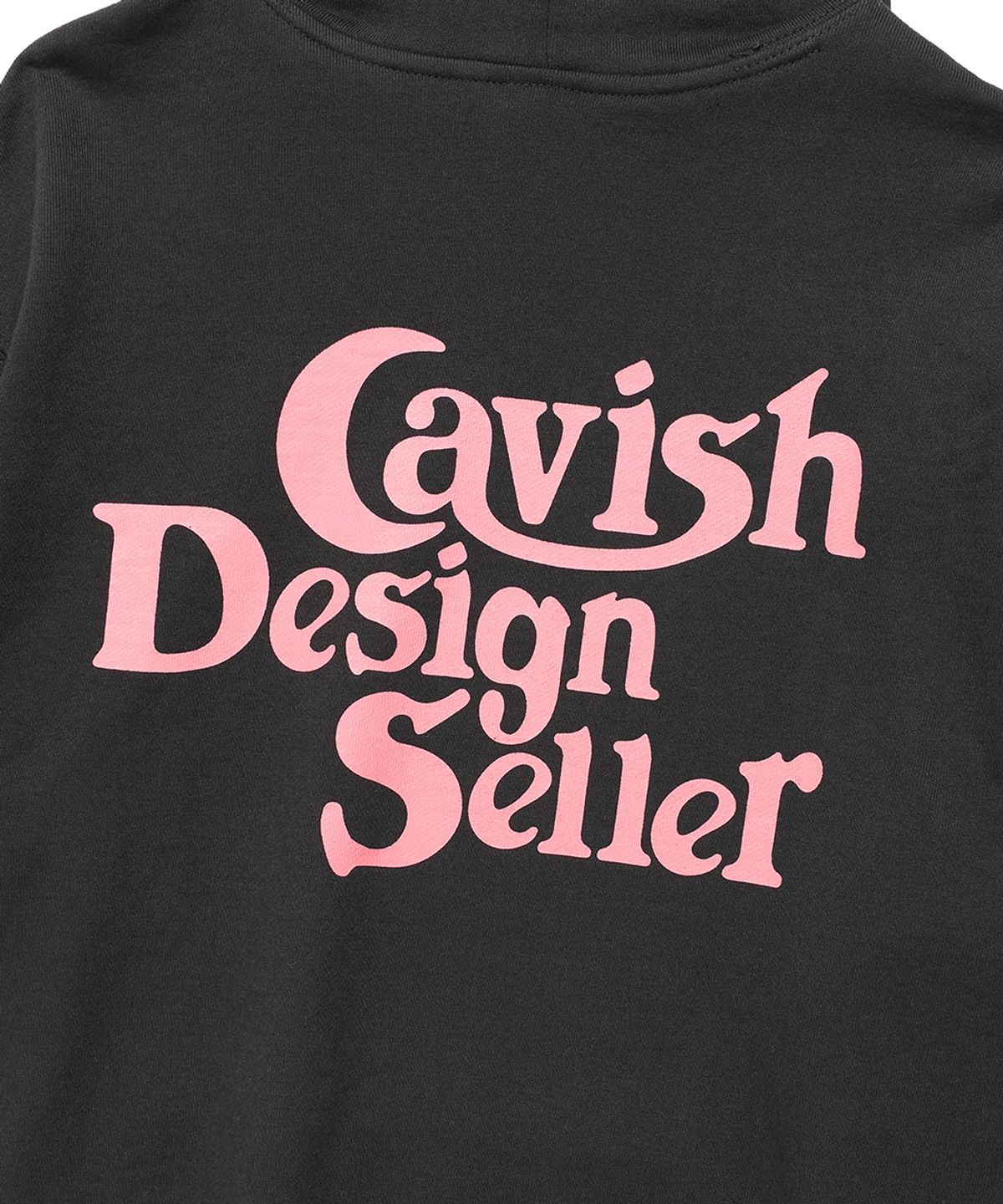 카비시(CAVISH) SELLER LOGO HOODIE CHARCOAL(PINK)(CV2BFUM400A)