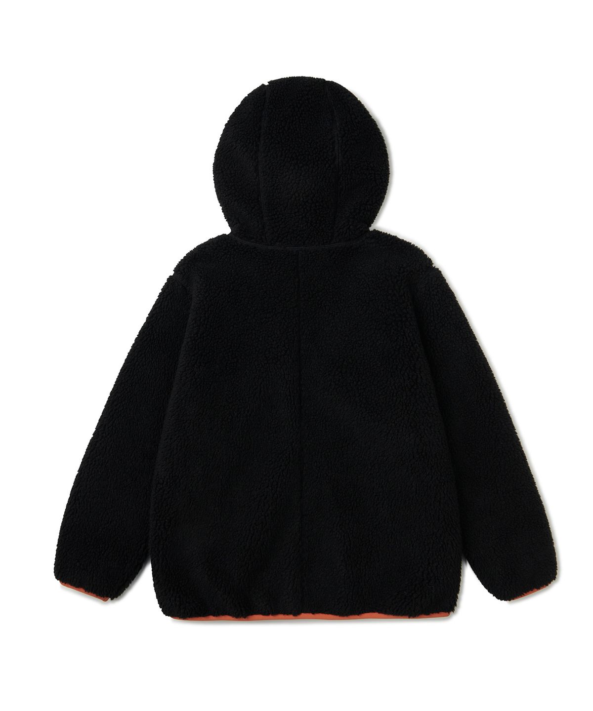 무신사 스탠다드 키즈(MUSINSA STANDARD KIDS) 후디드 쉐르파 플리스 재킷 [블랙]