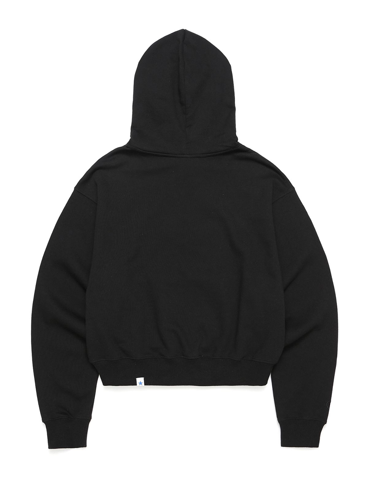 카비시(CAVISH) W STAR LOGO CROPPED HOODIE BLACK(CV2CFFM401A)