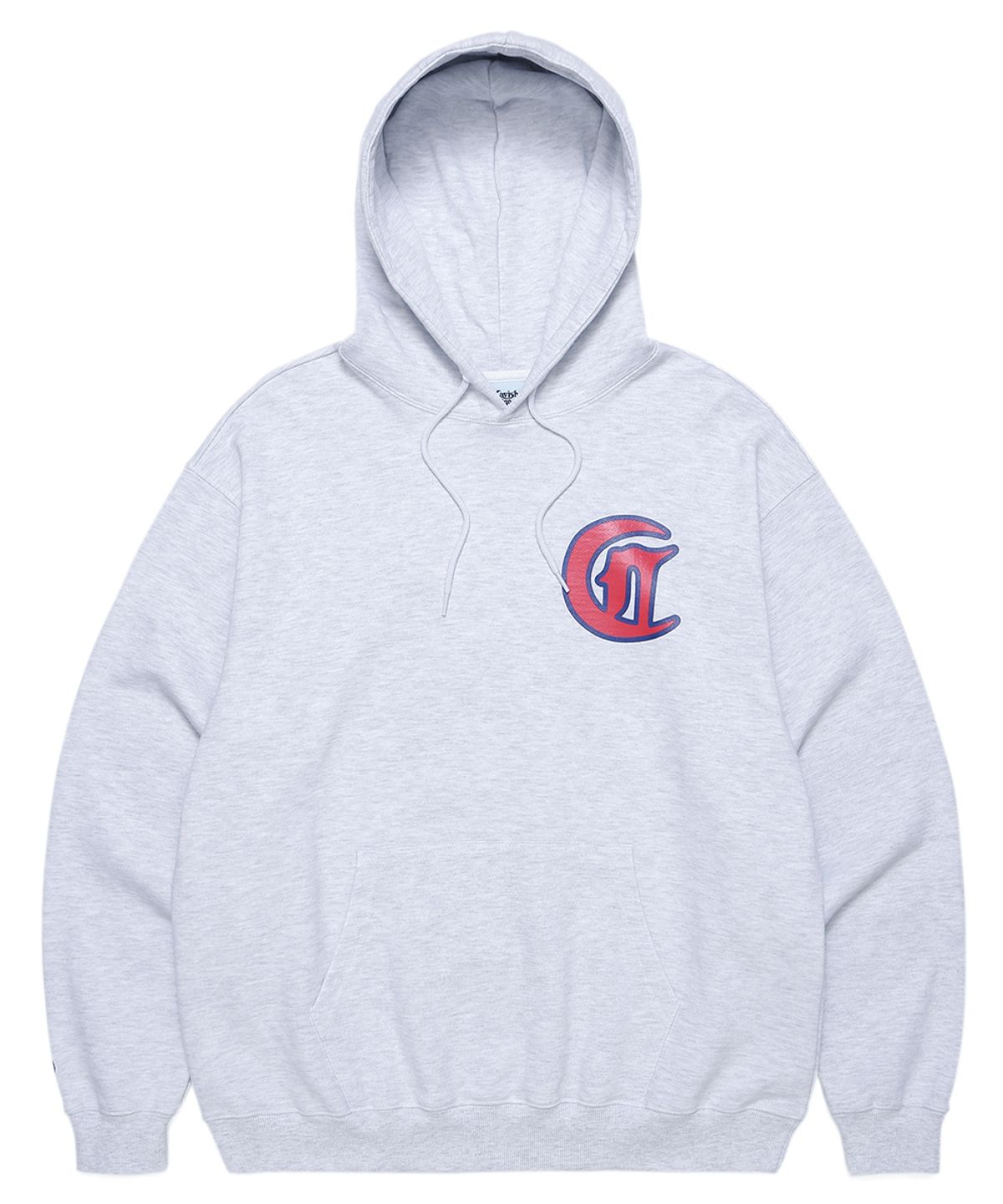 카비시(CAVISH) GOTHIC C LOGO HOODIE LIGHT GREY(CV2CFUM406A)