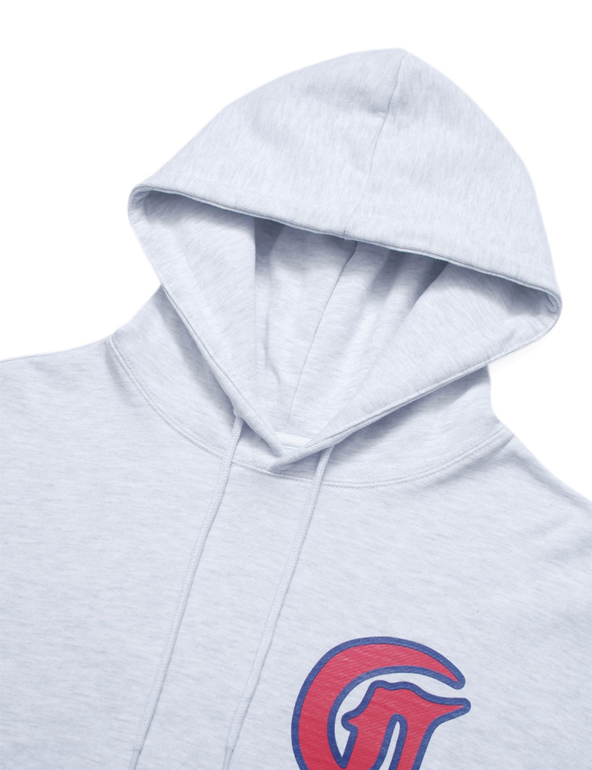 카비시(CAVISH) GOTHIC C LOGO HOODIE LIGHT GREY(CV2CFUM406A)
