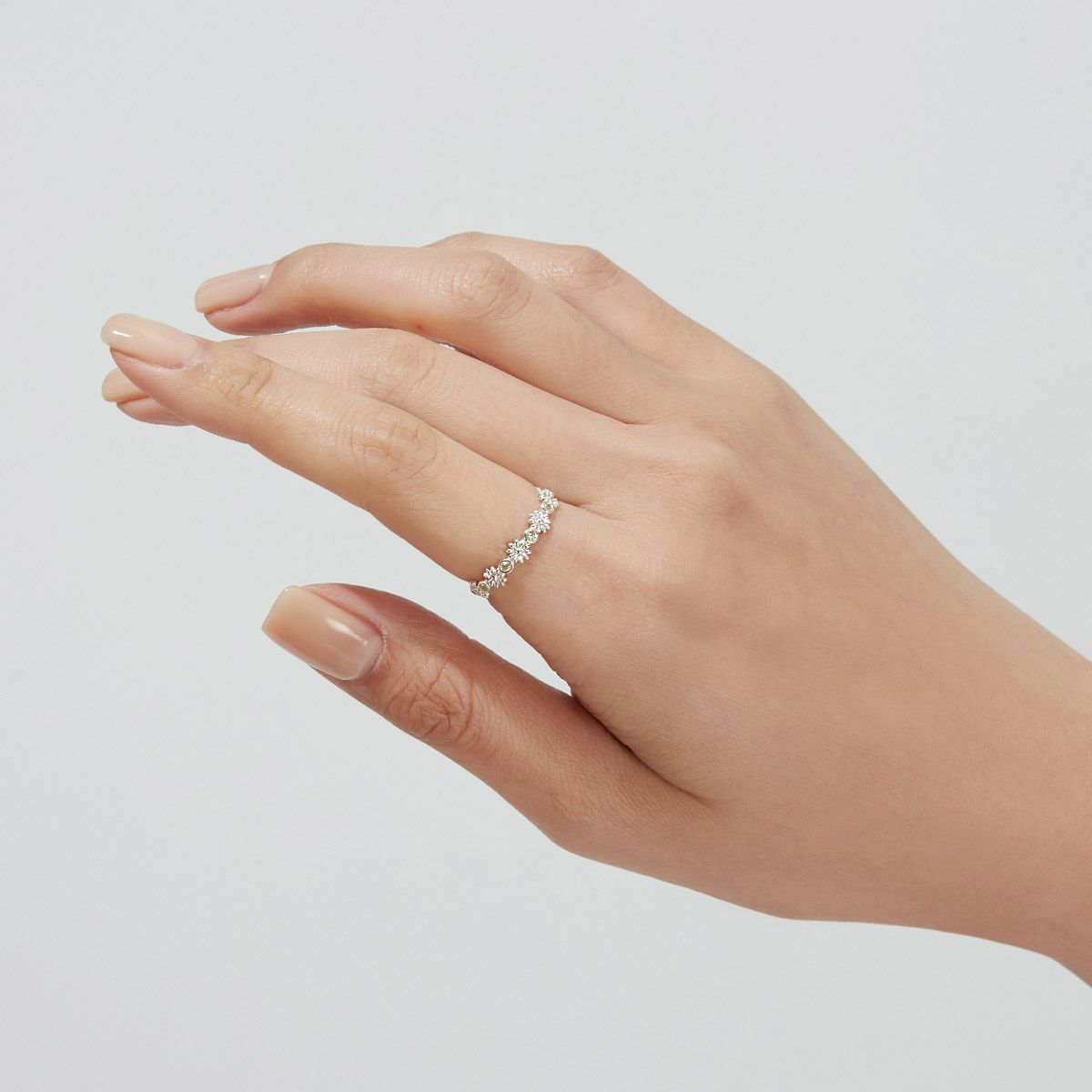 47베이지(47BAG) 925 Silver Edelin Stack Ring/ 에델린