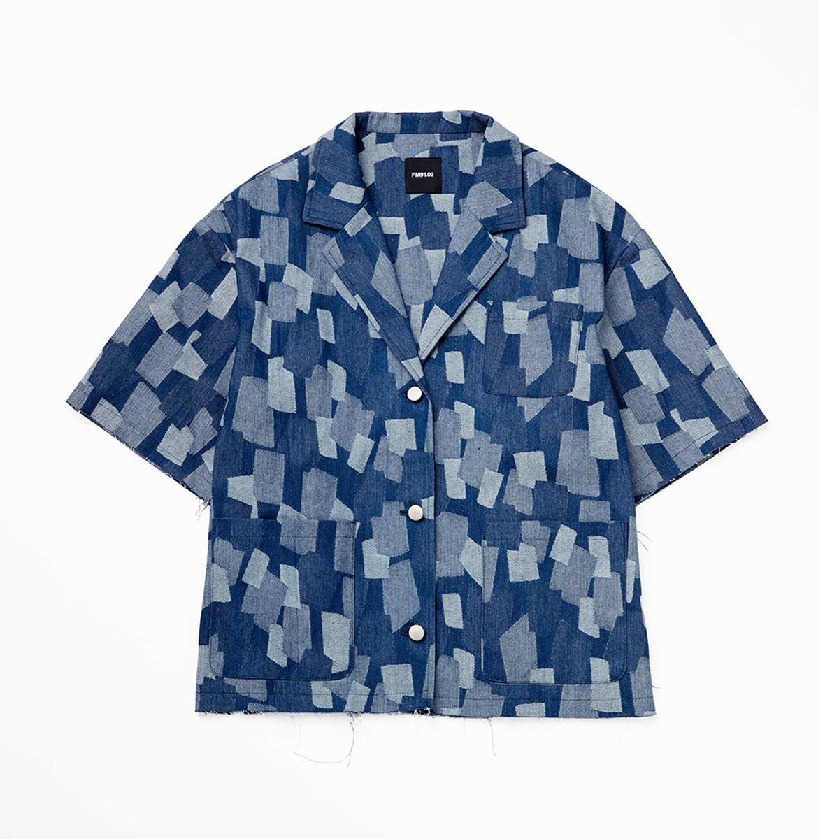 에프엠9102(FM91.02) PATCH DENIM JACKET
