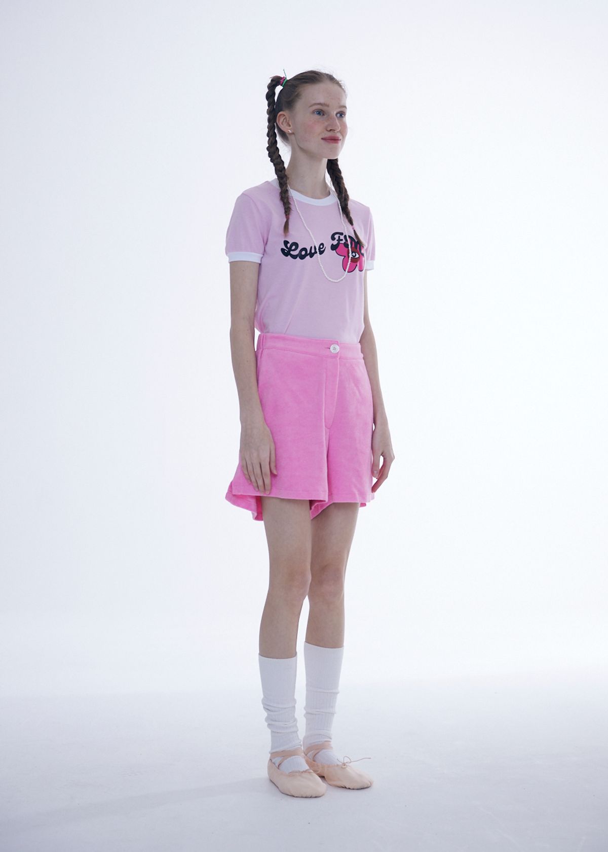 에프엠9102(FM91.02) TERRY PANTS_pink
