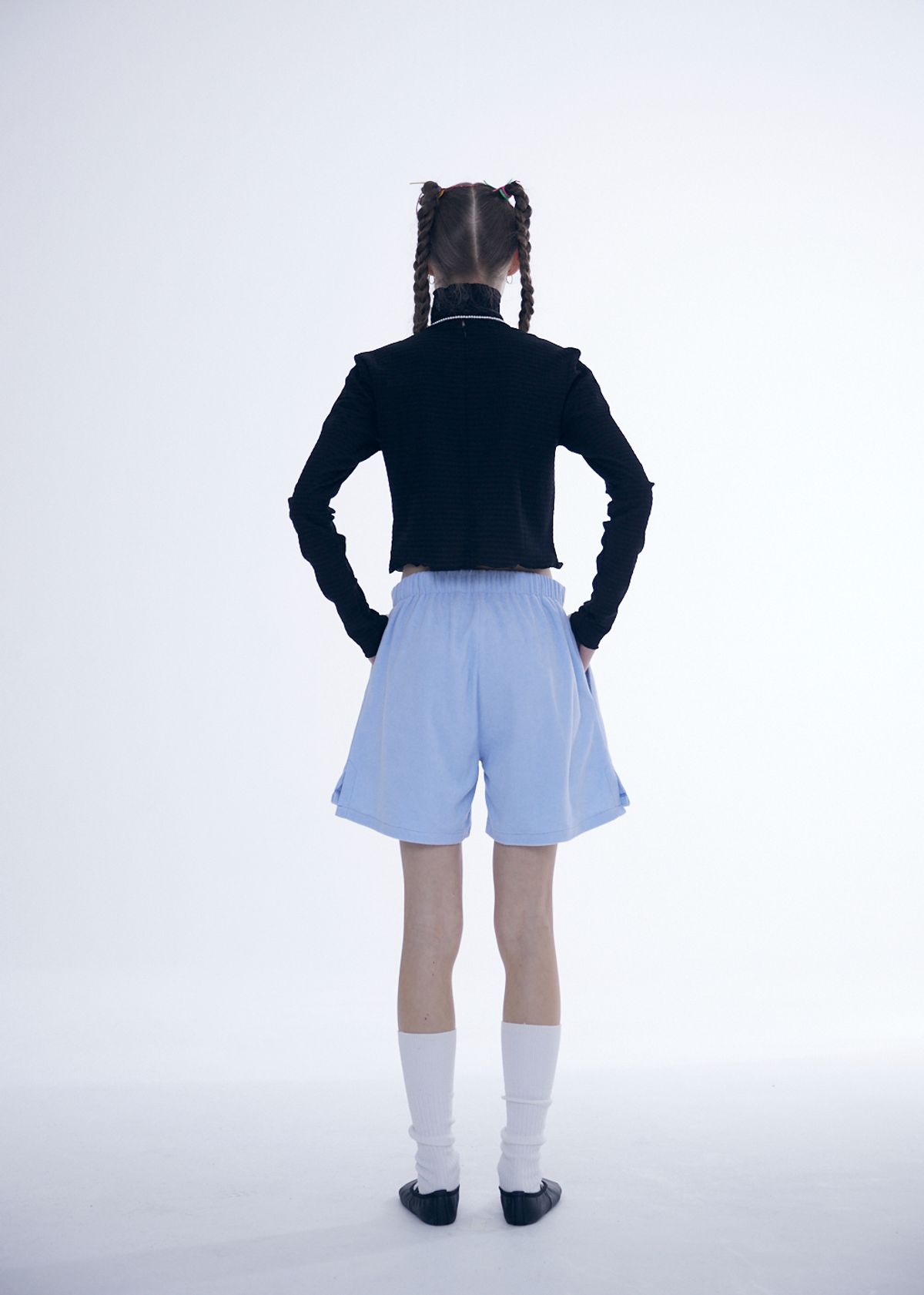 에프엠9102(FM91.02) TERRY PANTS_blue