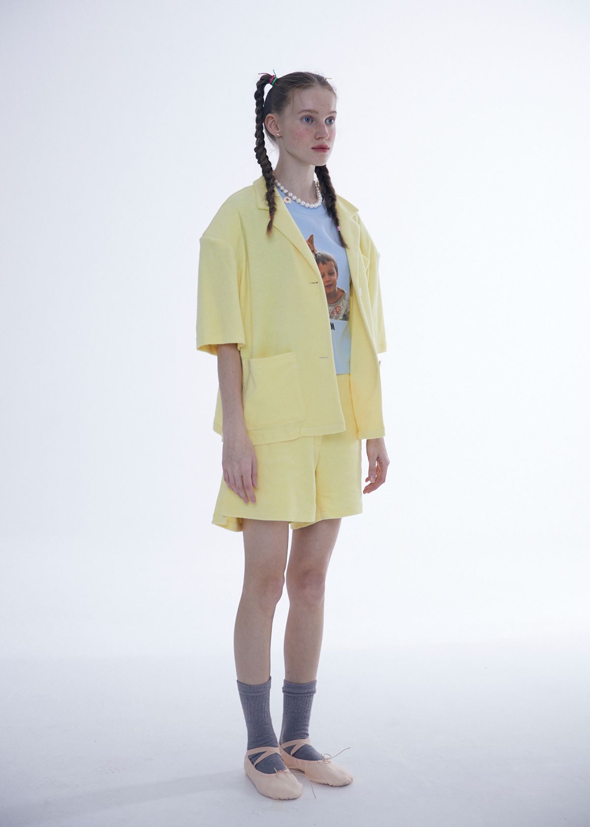 에프엠9102(FM91.02) TERRY JACKET_yellow