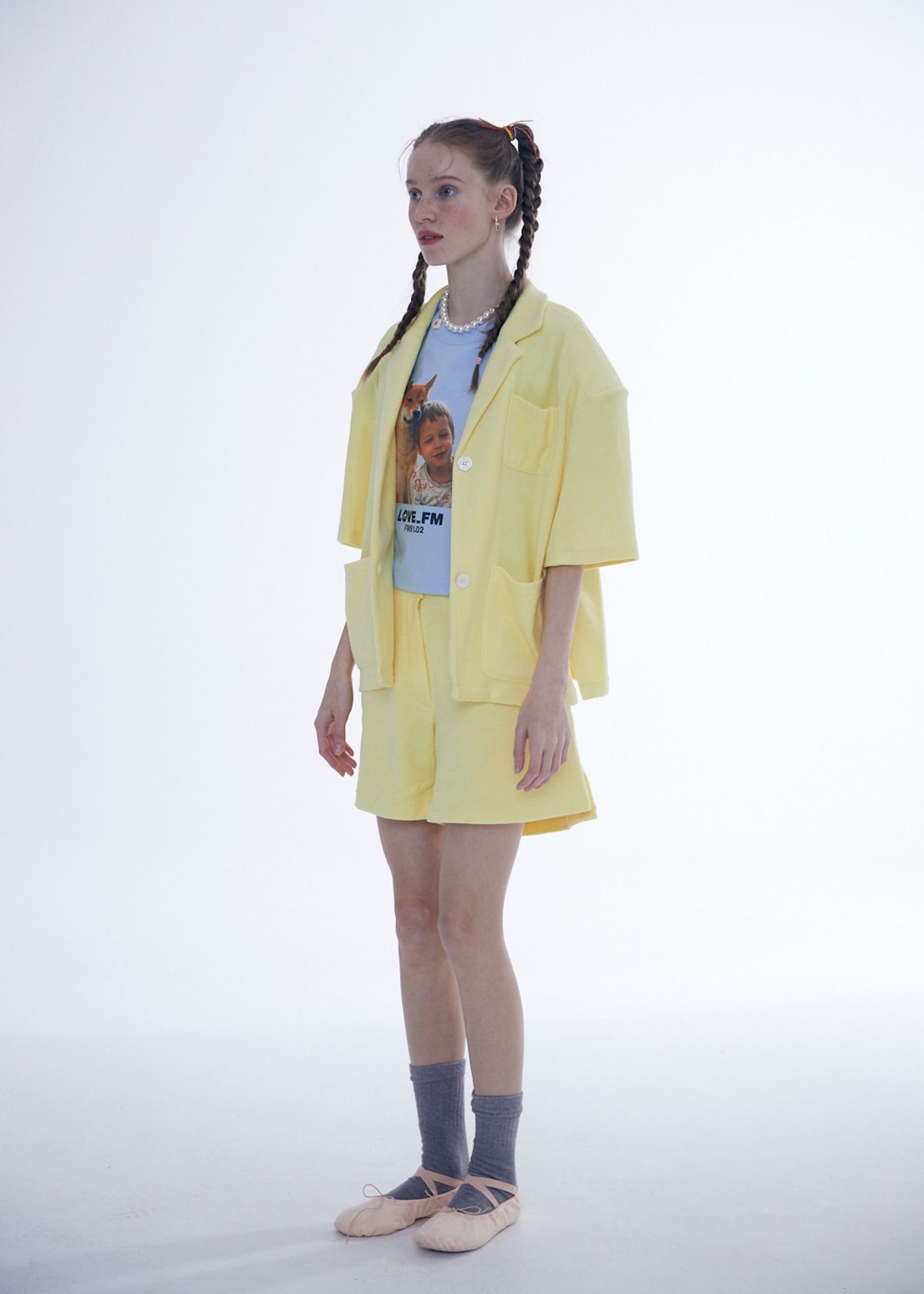 에프엠9102(FM91.02) TERRY JACKET_yellow