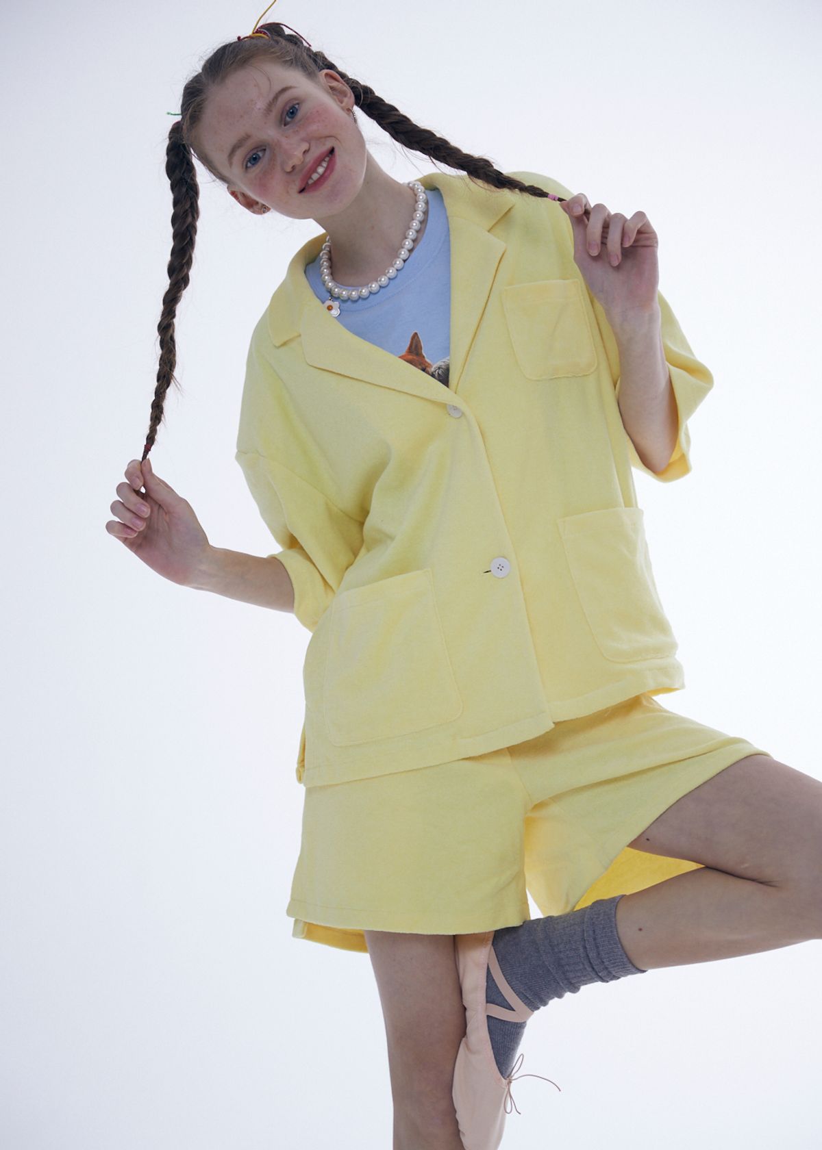에프엠9102(FM91.02) TERRY JACKET_yellow