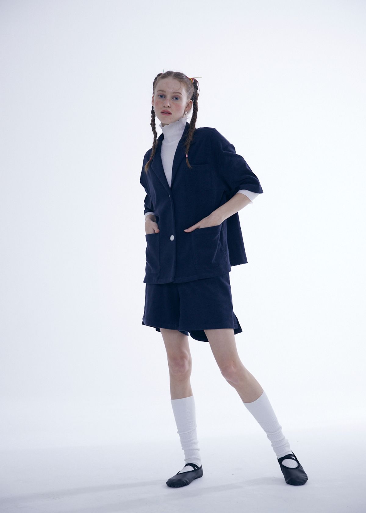 에프엠9102(FM91.02) TERRY JACKET_deep navy