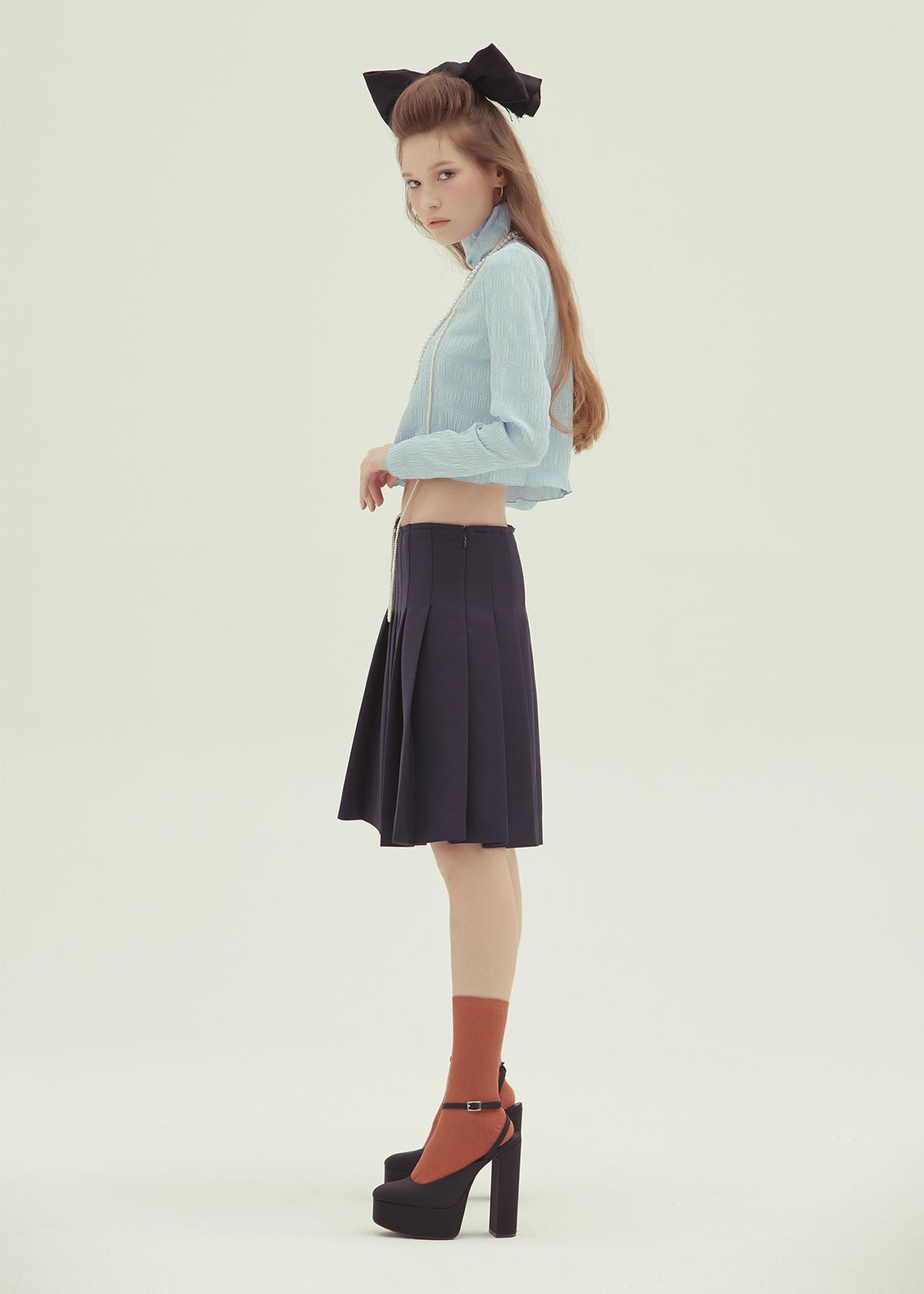 에프엠9102(FM91.02) ROMANTIC PLEATS_blue