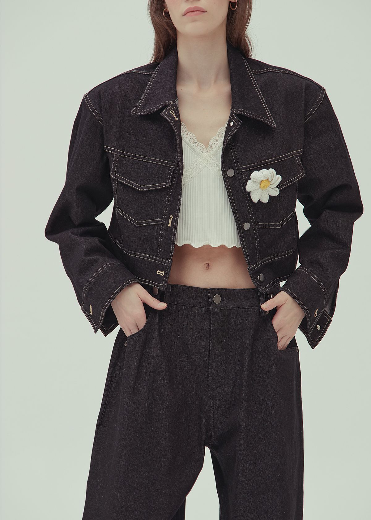 에프엠9102(FM91.02) CANDY JACKET_black
