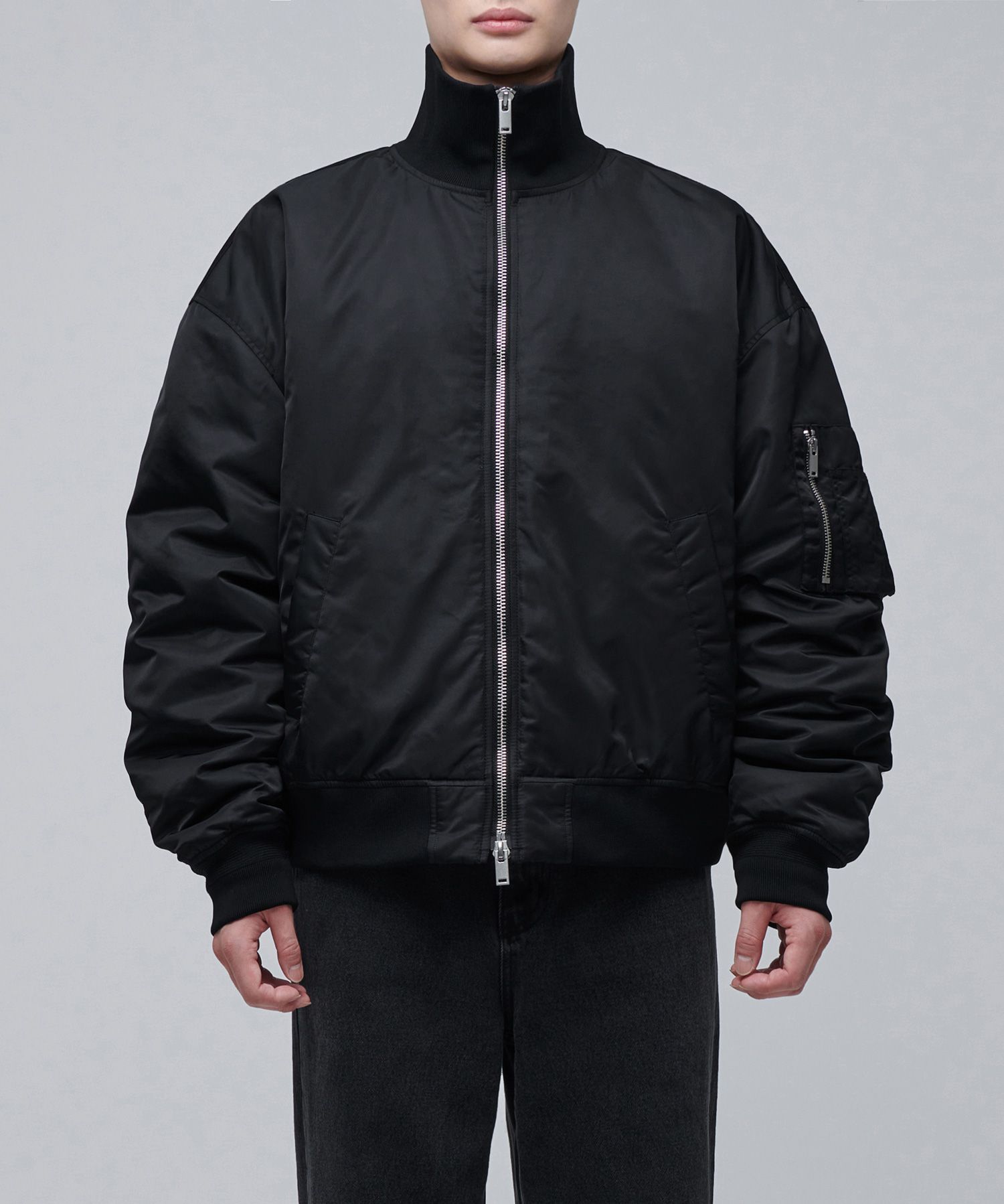 MUSINSA | MUSINSA STANDARD Oversized High Neck MA-1 Bomber