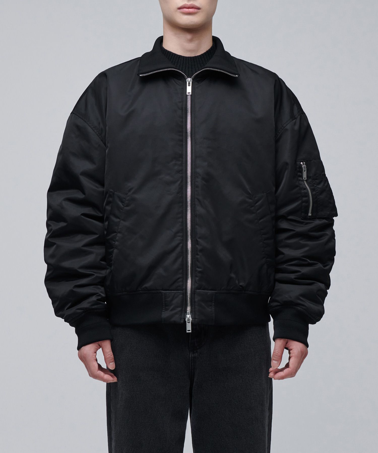 MUSINSA | MUSINSA STANDARD Oversized High Neck MA-1 Bomber