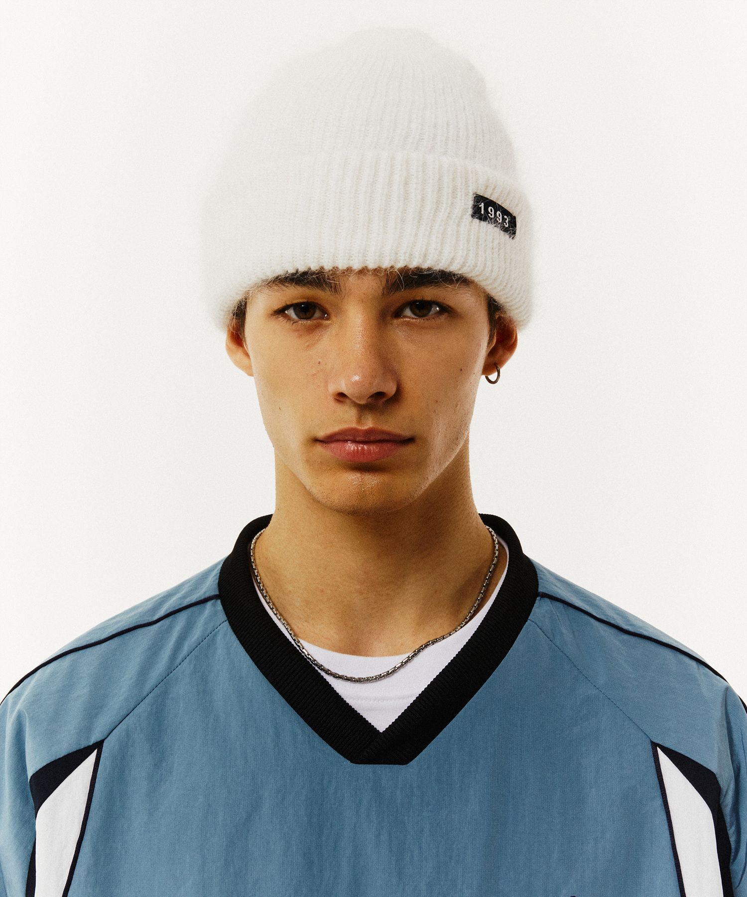 MUSINSA | 1993STUDIO Soft Angora Beanie_White