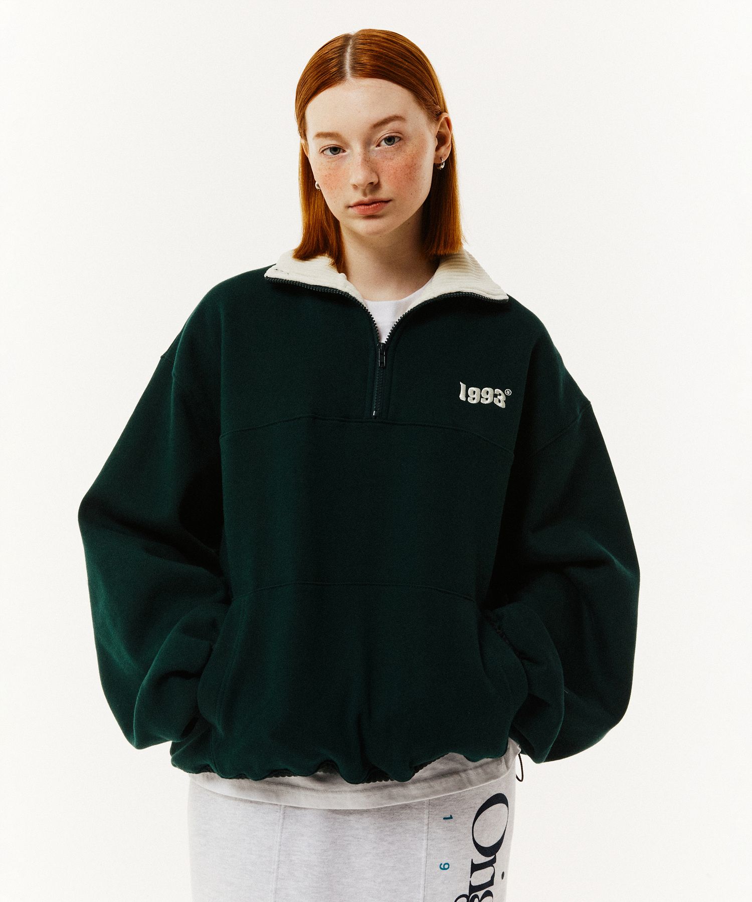 豪華 MUSINSA | 1993STUDIO Vintage Half Zip_Dark Green コレクション