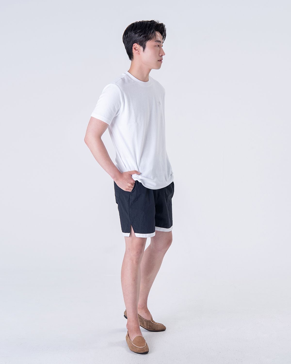 드베르망(DEVERRMAN) 나일론 썸머 스윔 팬츠 (네이비)
