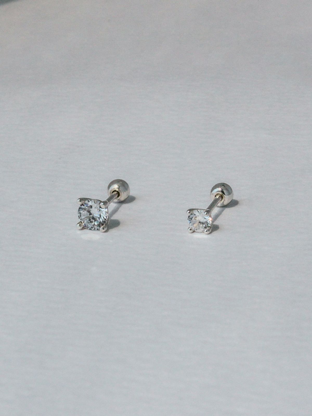 포스트루드(POSTLUDE) [SILVER] SV CZ PIERCING (2 SIZE)