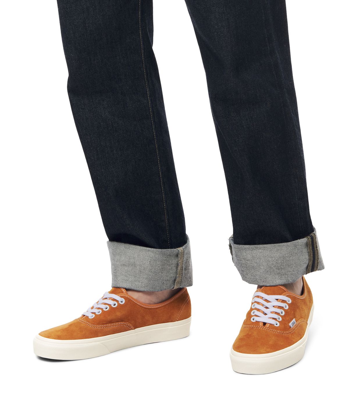 반스(VANS) 어센틱 - (피그 스웨이드) 데저트 선:스노우 화이트 / VN0A5HZS9FZ1