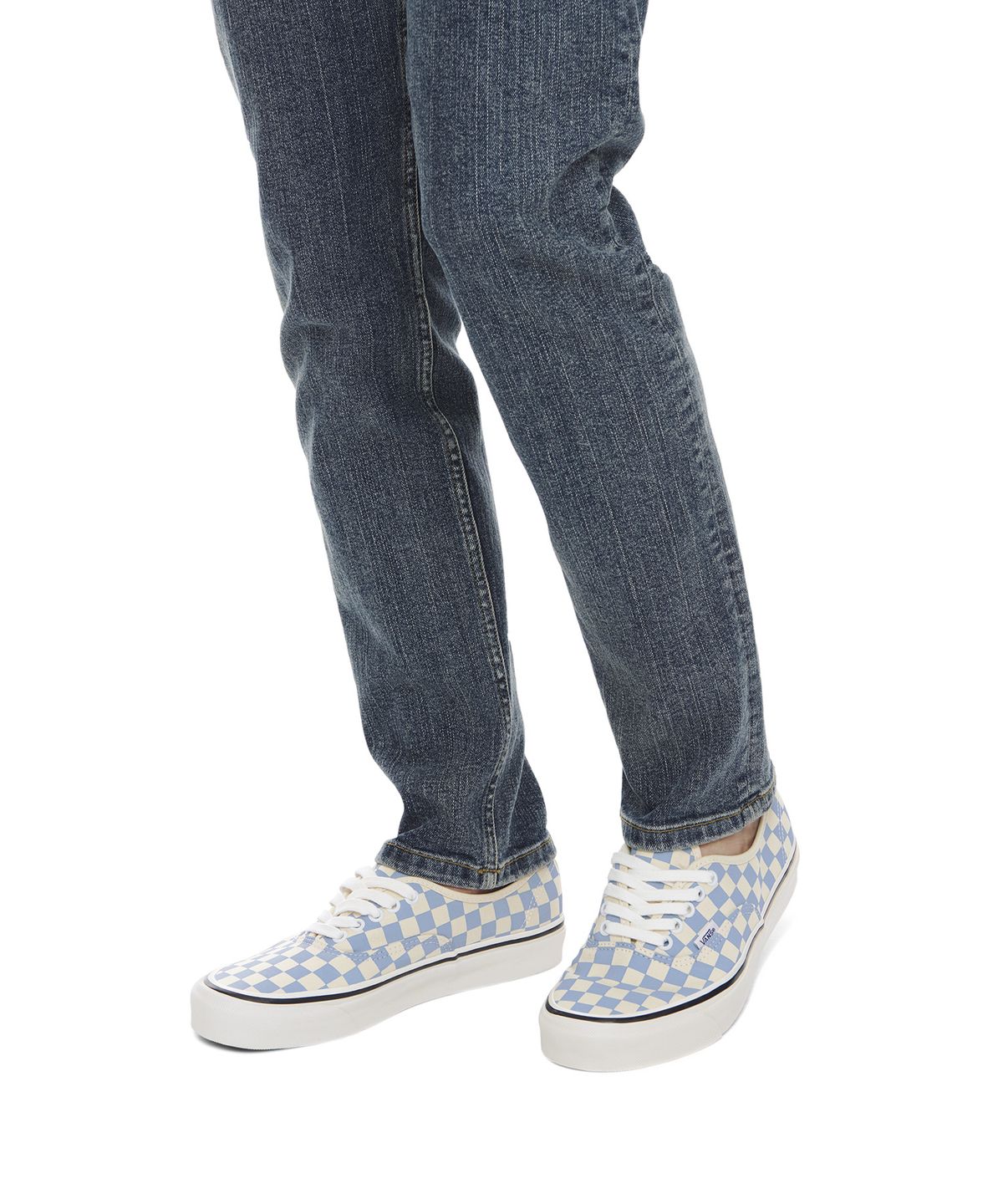 반스(VANS) 어센틱 44 DX - (애너하임 팩토리) og 잇 블루:og 체커 / VN0A54F241J1