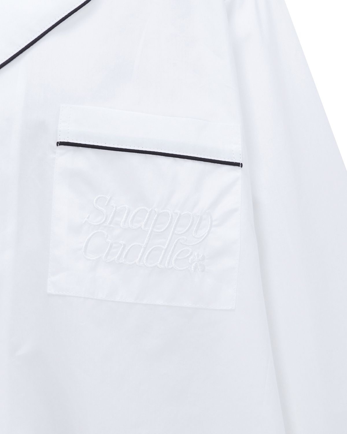 스내피커들(SNAPPY CUDDLE) Gentle Taste Long-shirts (Clean White)