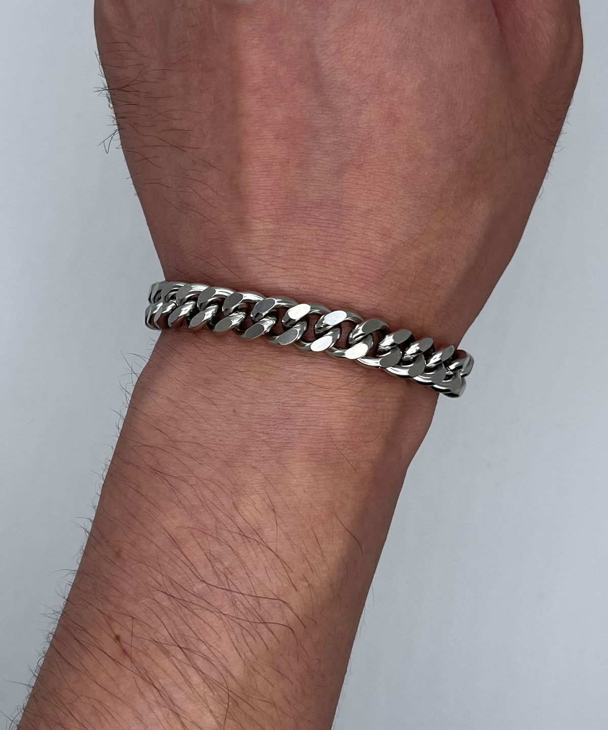 섹스토(SEXTO) [팔찌][써지컬스틸]1252DC Chain Bracelet Silver